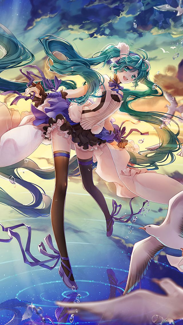 Download mobile wallpaper Anime, Vocaloid, Hatsune Miku for free.