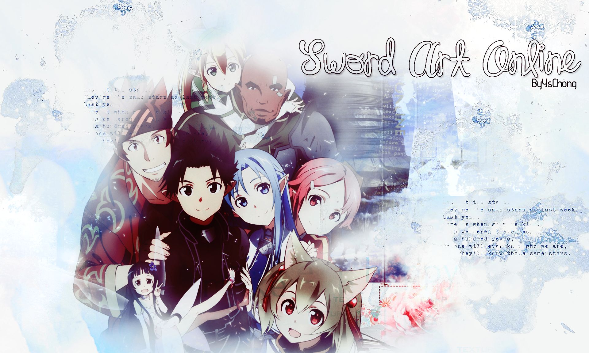 Descarga gratis la imagen Sword Art Online, Animado, Asuna Yuuki, Kirito (Arte De Espada En Línea), Kazuto Kirigaya, Sílice (Sword Art Online), Espada Arte En Línea Ii, Lisbeth (Sword Art Online), Suguha Kirigaya, Yui (Arte De Espada En Línea), Leafa (Arte De Espada En Línea), Arte De Espada En Línea, Andrew Gilbert Molinos, Rika Shinozaki, Keiko Ayano en el escritorio de tu PC