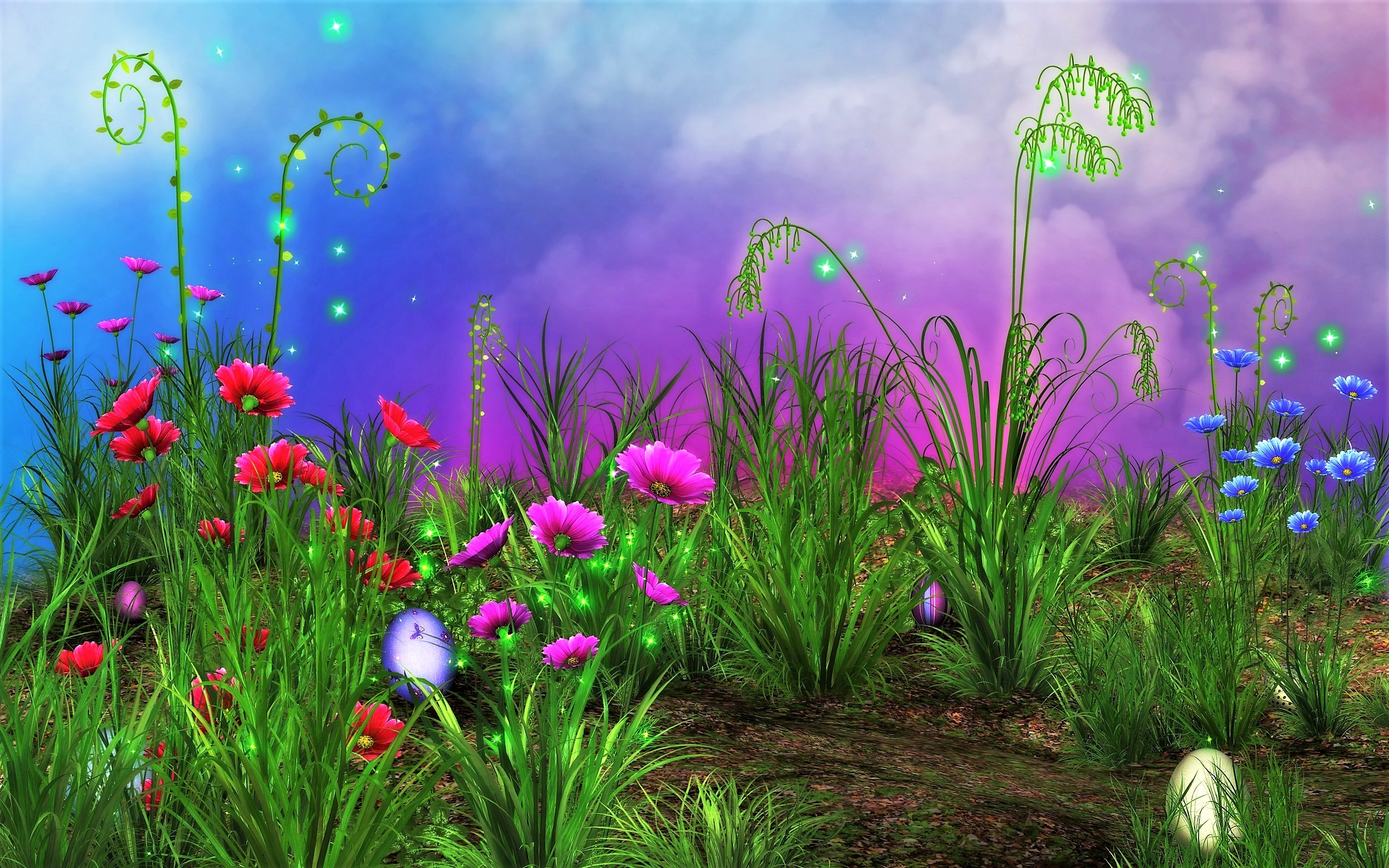 Descarga gratis la imagen Hierba, Pascua, Brillante, Flor, Día Festivo, Primavera en el escritorio de tu PC