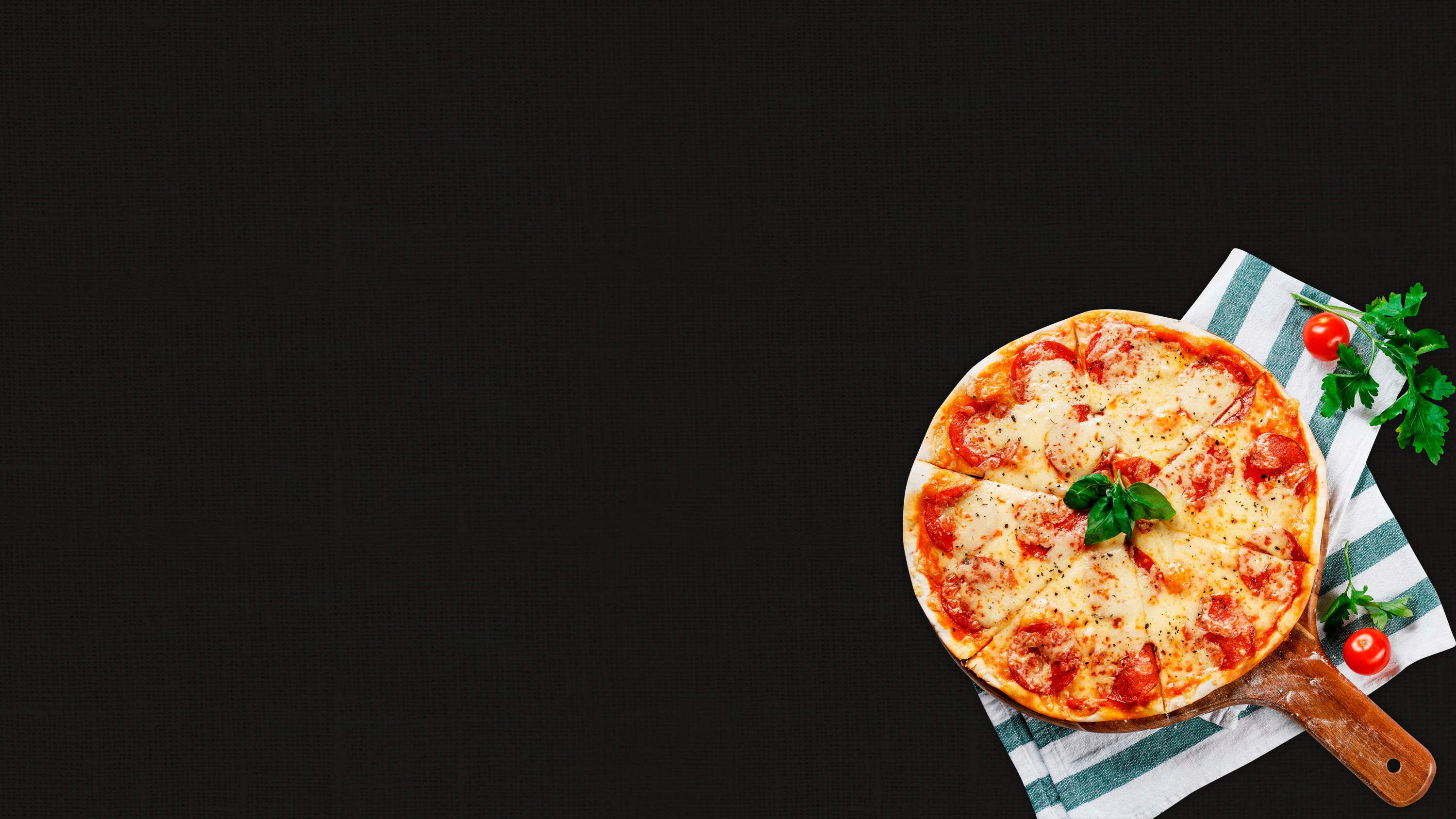 Handy-Wallpaper Pizza, Nahrungsmittel kostenlos herunterladen.