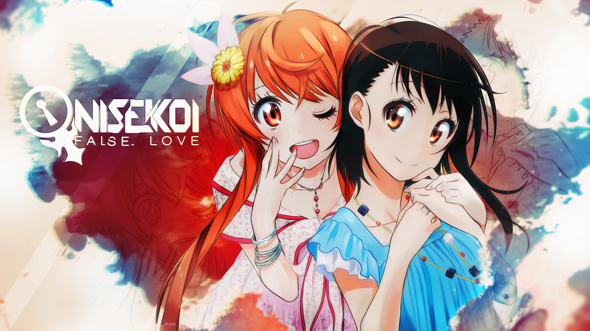 Laden Sie das Animes, Kosaki Onodera, Marika Tachibana, Nisekoi-Bild kostenlos auf Ihren PC-Desktop herunter
