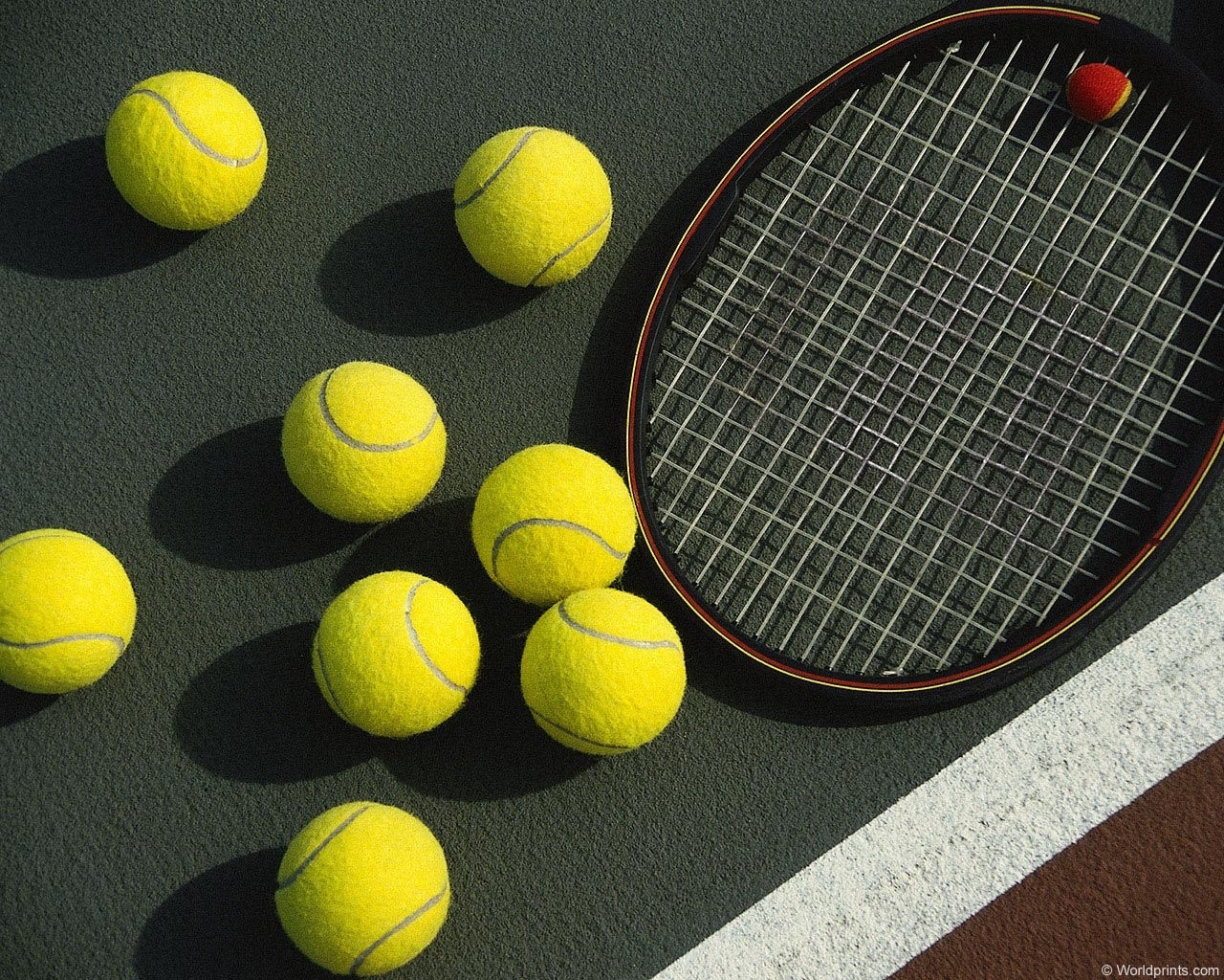 tennis, sports, green cellphone
