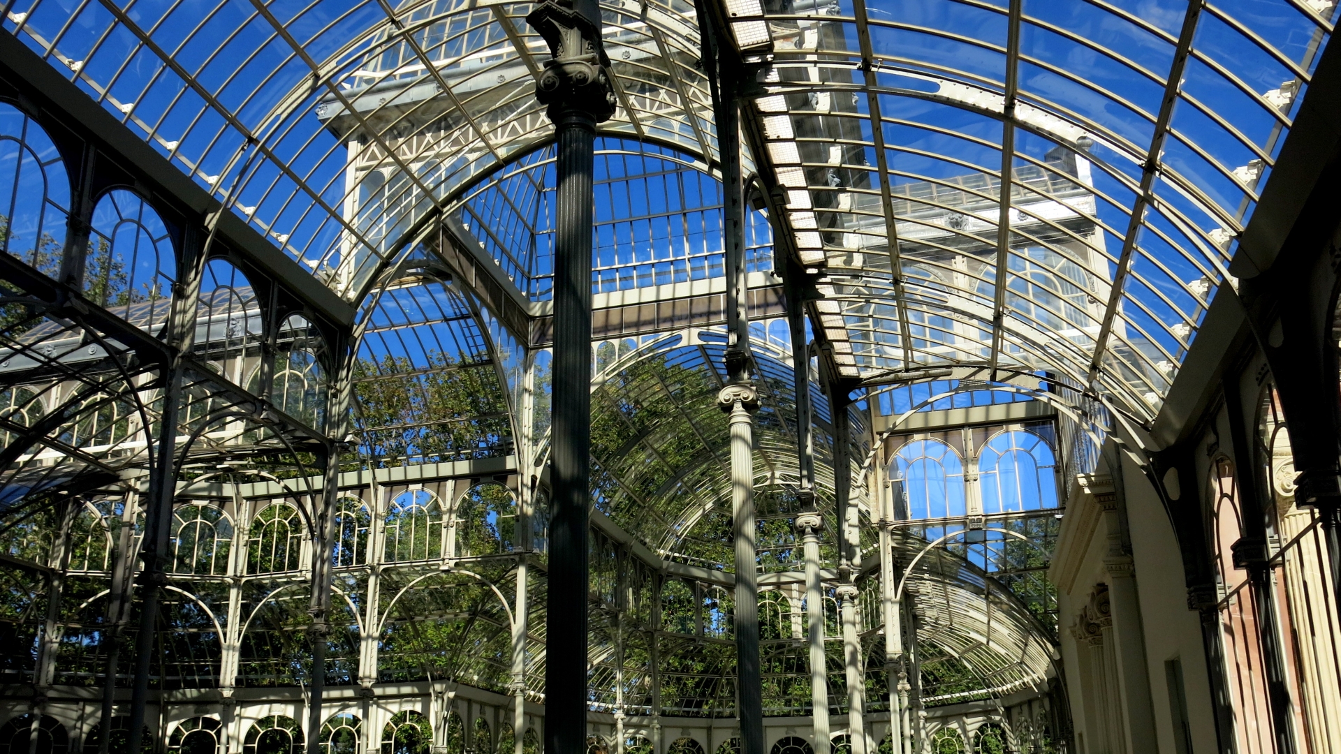 Handy-Wallpaper Menschengemacht, Palacio De Cristal kostenlos herunterladen.