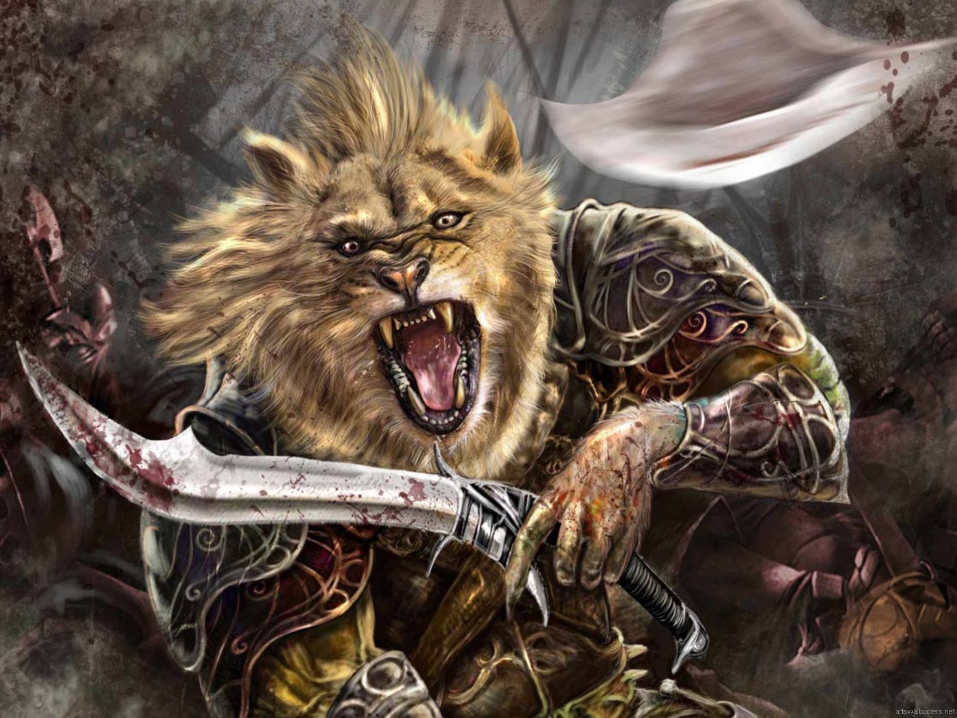 Free download wallpaper Fantasy, Warrior on your PC desktop