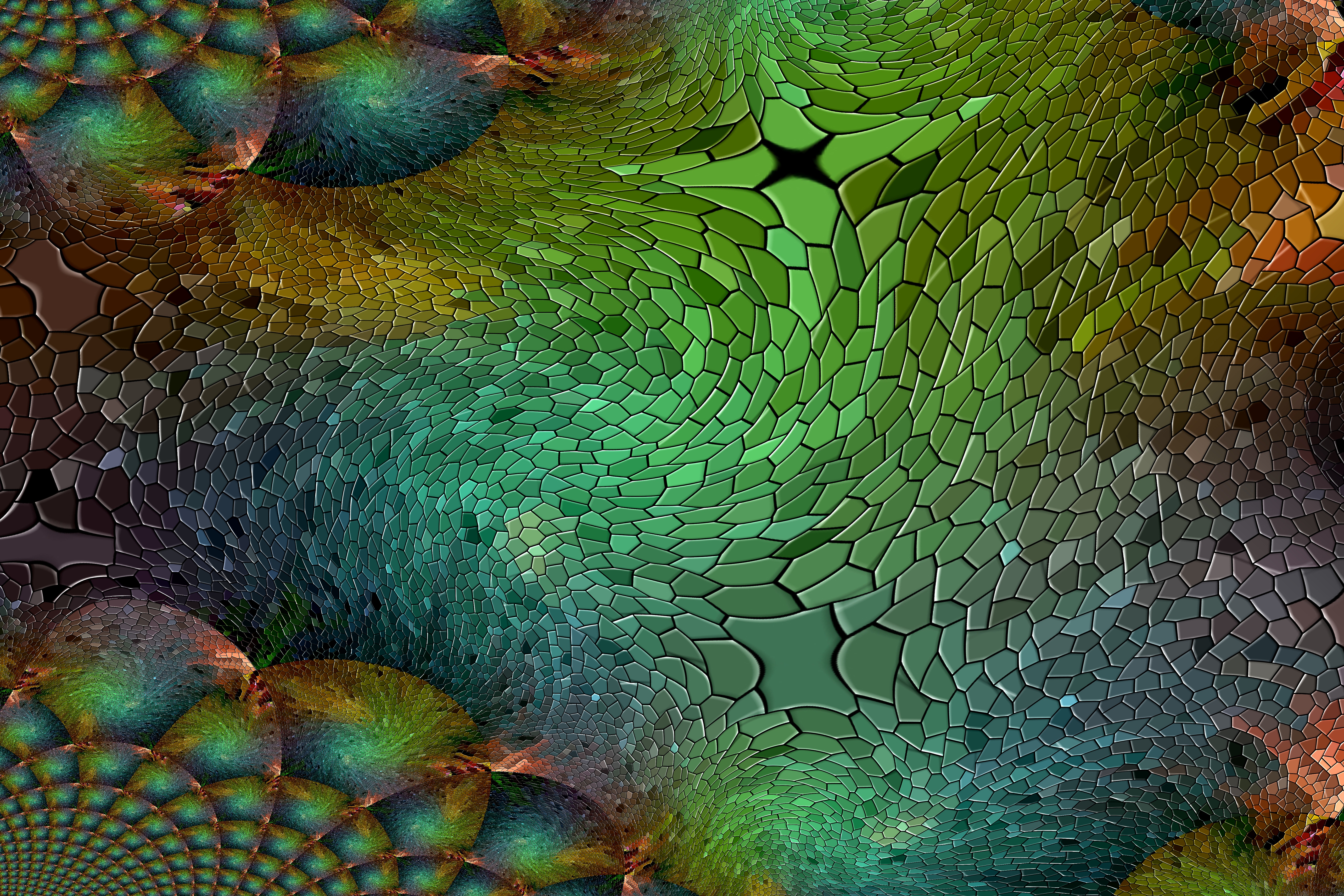 Download mobile wallpaper Abstract, Fractal, Shapes for free.