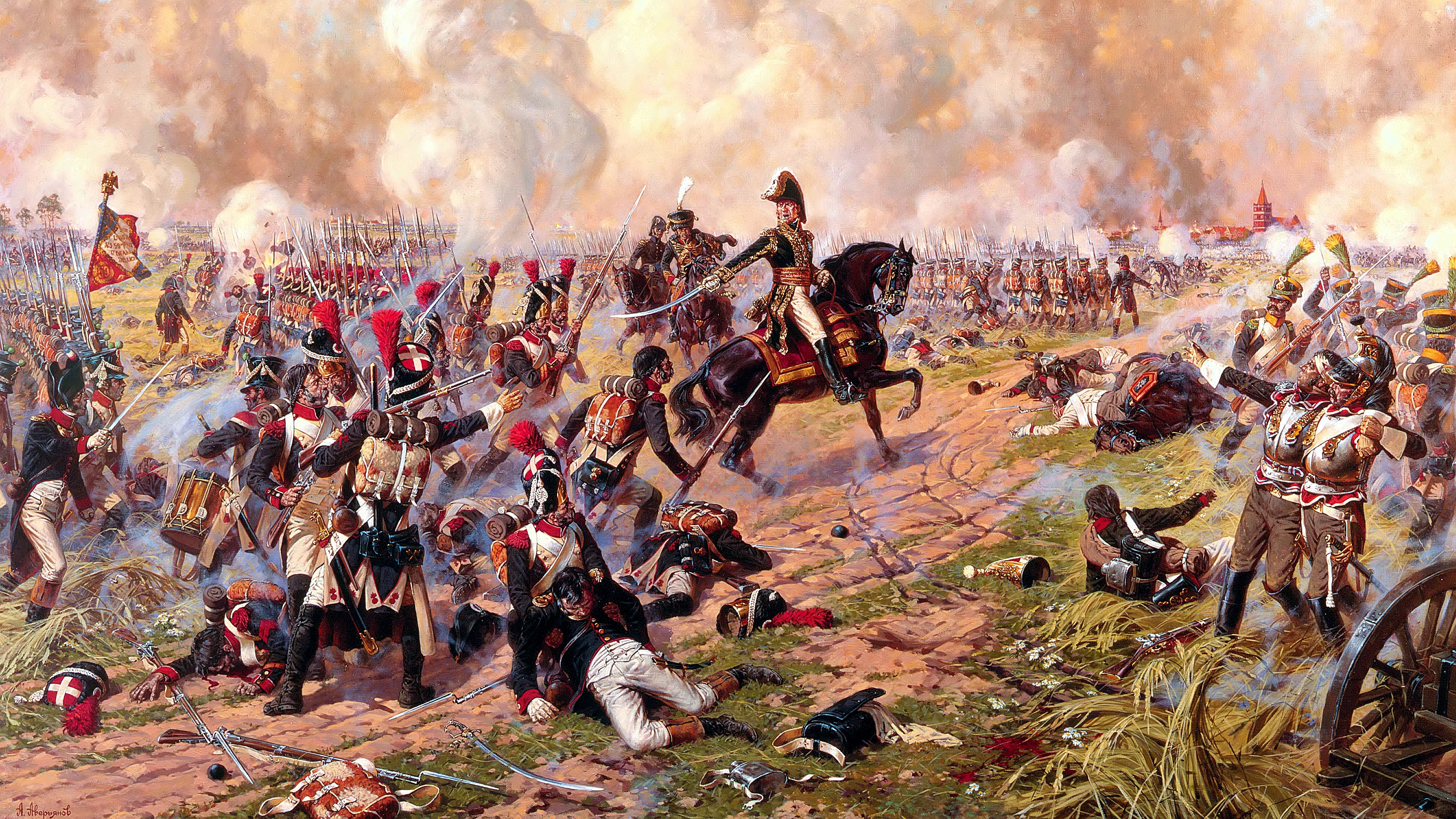 632974 Hintergrundbild herunterladen militär, historisch, napoleonische kriege - Bildschirmschoner und Bilder kostenlos