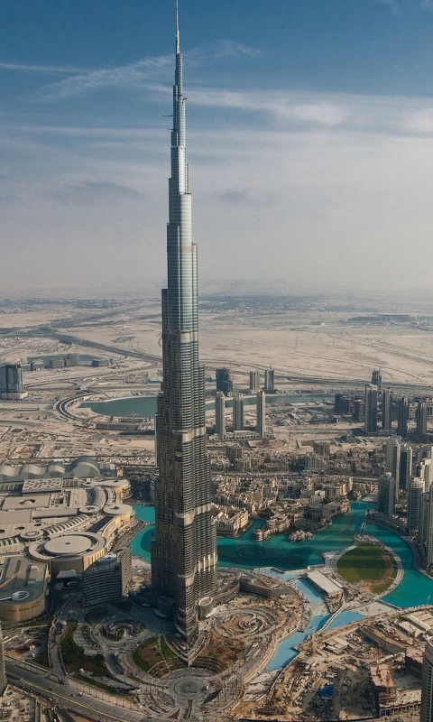 Téléchargez des papiers peints mobile Burj Khalifa, Construction Humaine gratuitement.