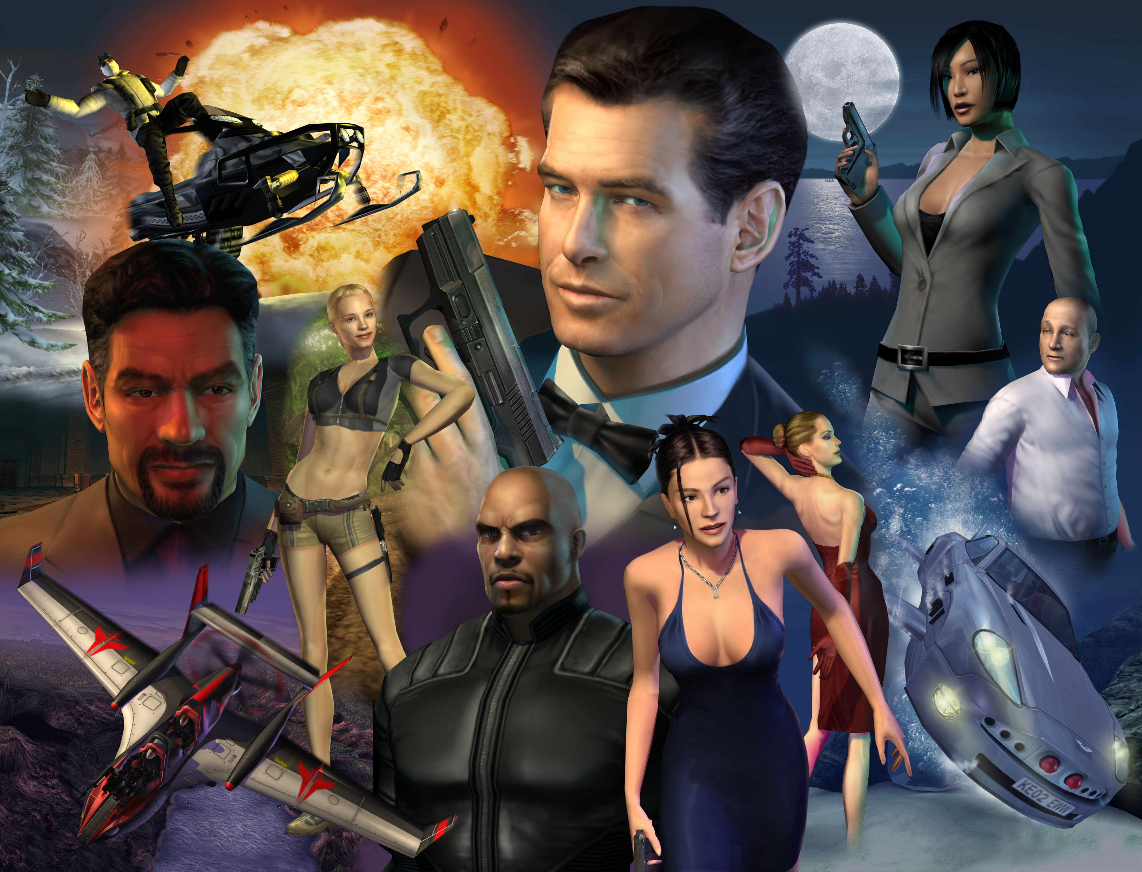 Free download wallpaper James Bond, Video Game, James Bond 007: Nightfire on your PC desktop