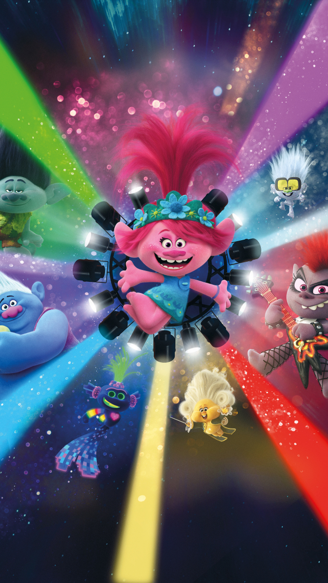 Download mobile wallpaper Movie, Trolls World Tour for free.