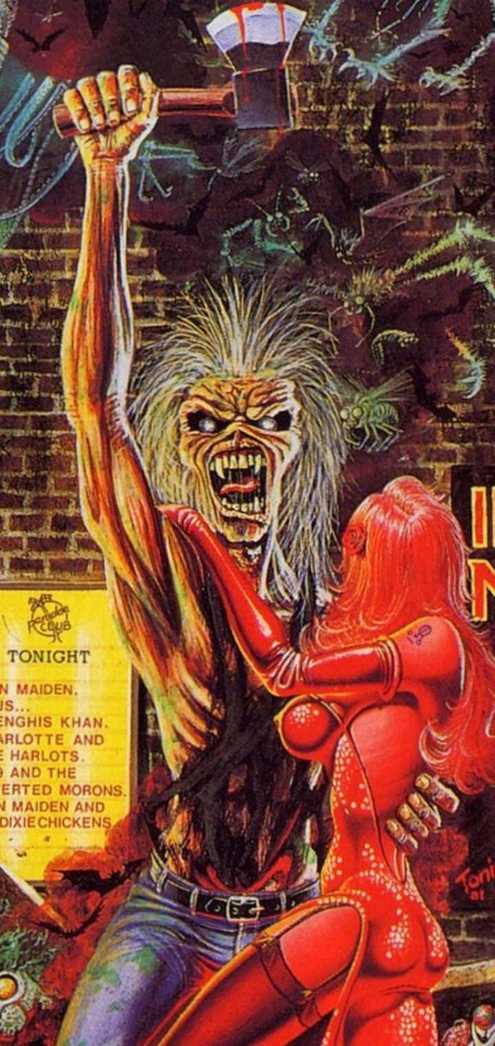 Download mobile wallpaper Music, Iron Maiden for free.