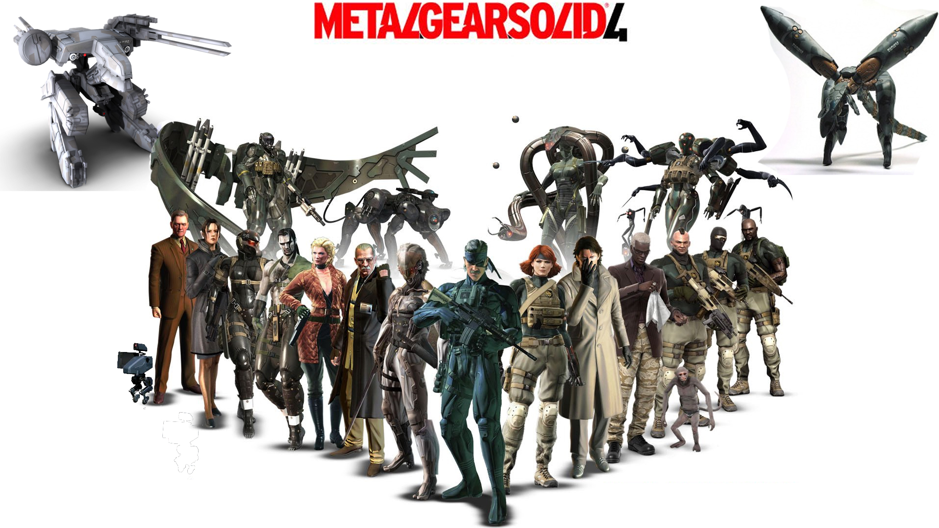 Handy-Wallpaper Computerspiele, Metal Gear Solid, Metal Gear Solid 4: Guns Of The Patriots kostenlos herunterladen.