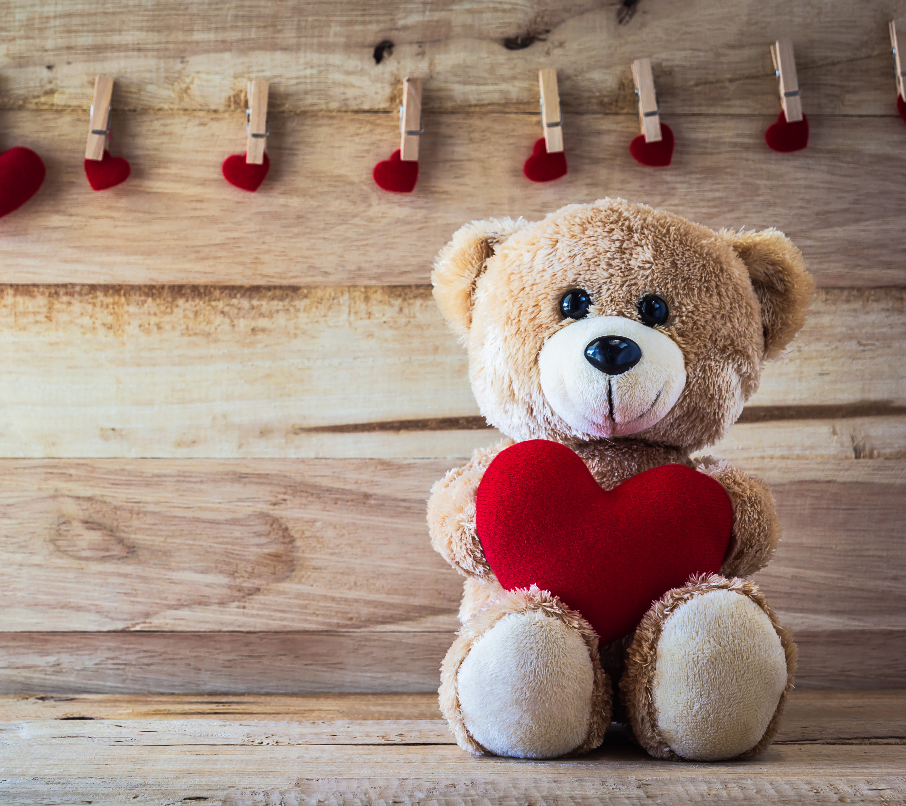 Free download wallpaper Teddy Bear, Heart, Romantic, Man Made, Stuffed Animal on your PC desktop