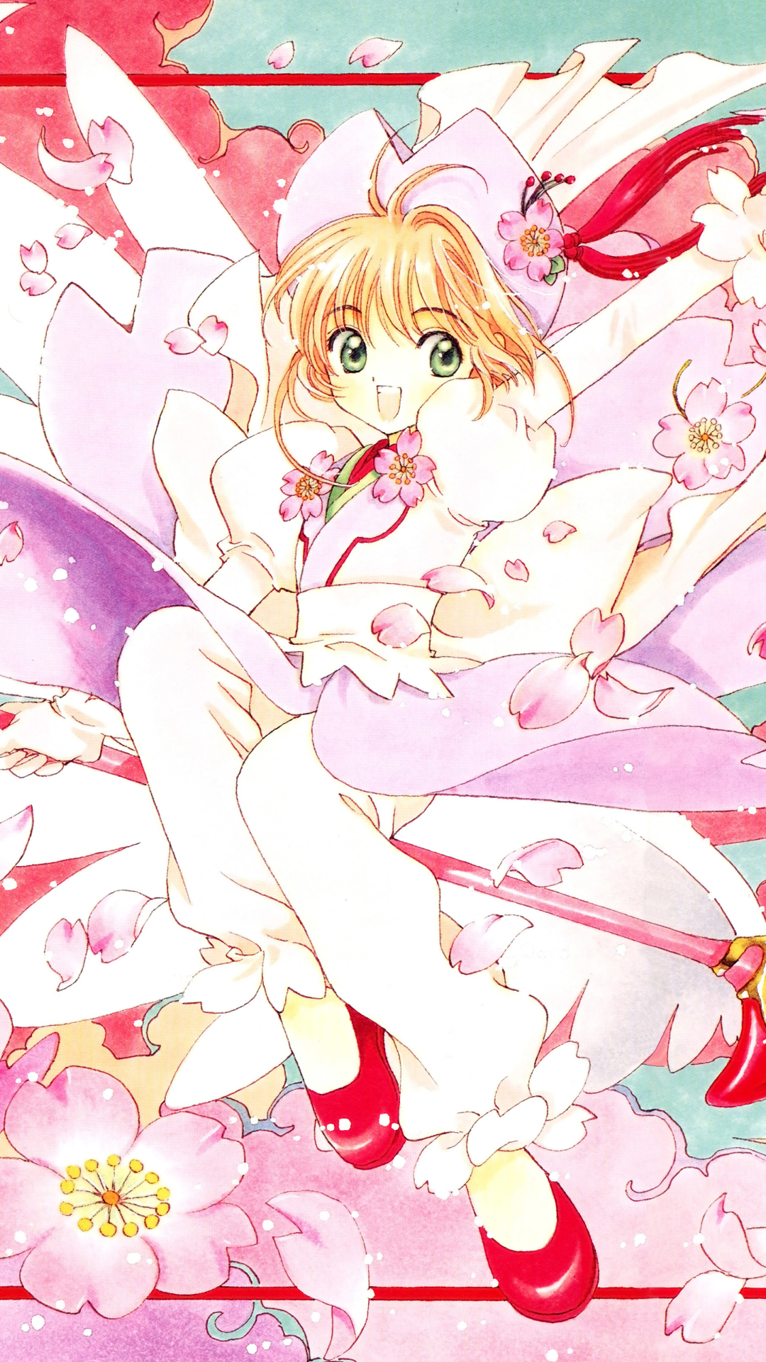 Handy-Wallpaper Animes, Kadokyaputa Sakura, Sakura Kinomoto kostenlos herunterladen.