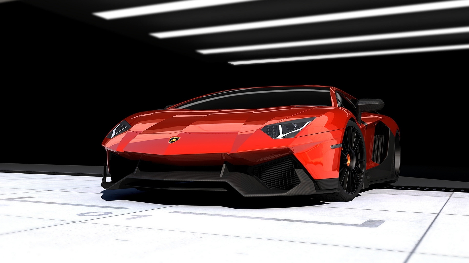 Handy-Wallpaper Lamborghini, Lamborghini Aventador, Fahrzeuge kostenlos herunterladen.