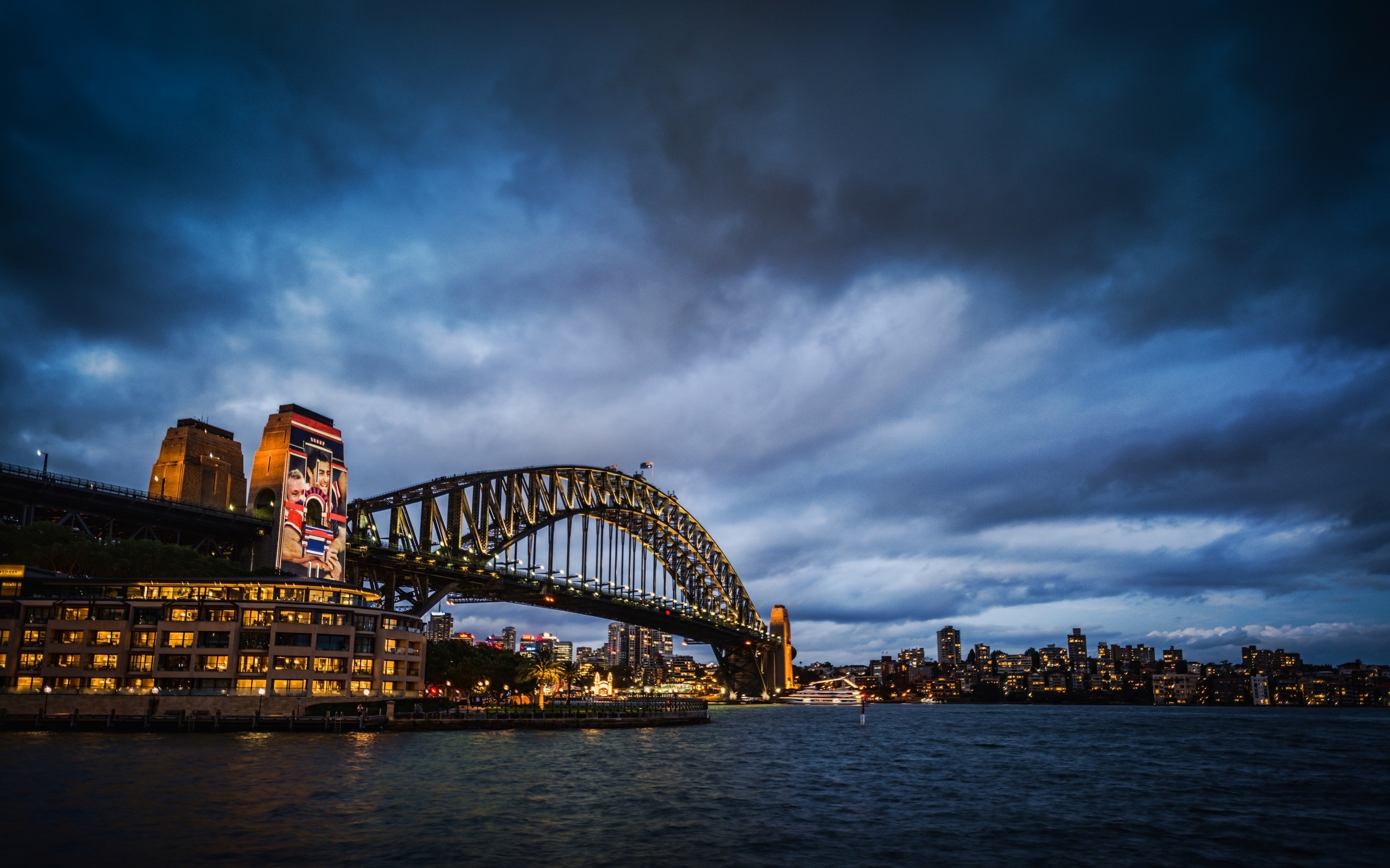 Скачать картинку Сиднейский Мост Харбор Бридж, Сидней, Мосты, Сделано Человеком в телефон бесплатно.