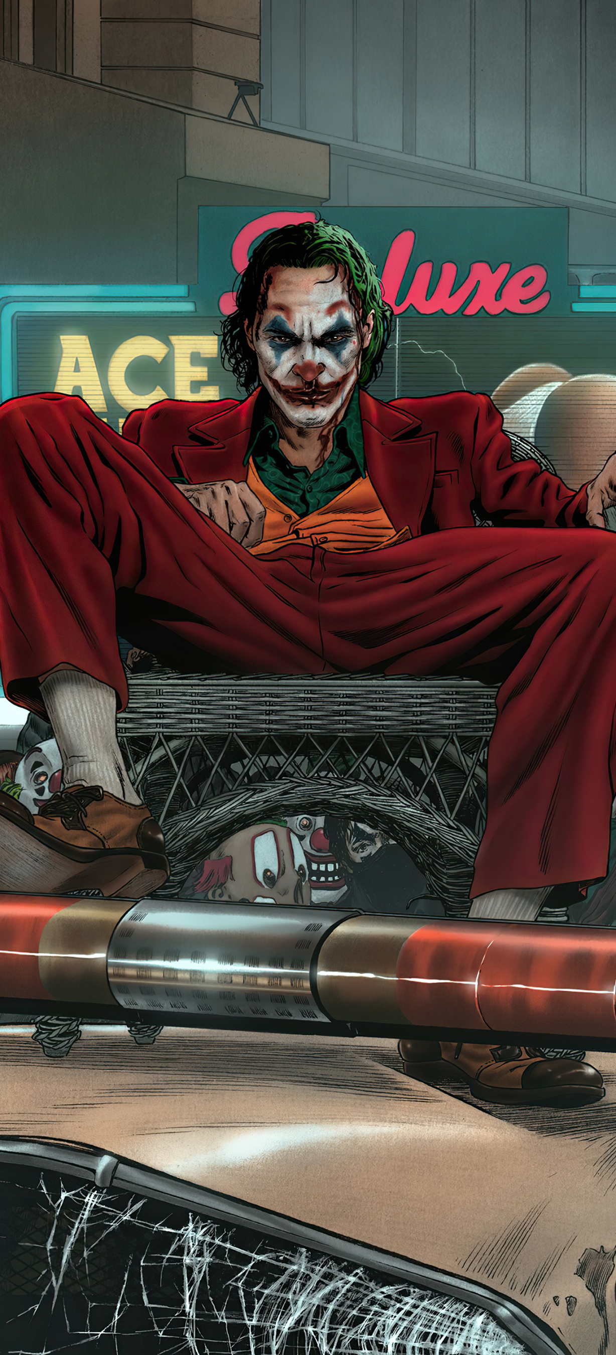 Download mobile wallpaper Joker, Comics, Dc Comics, Supervillain for free.