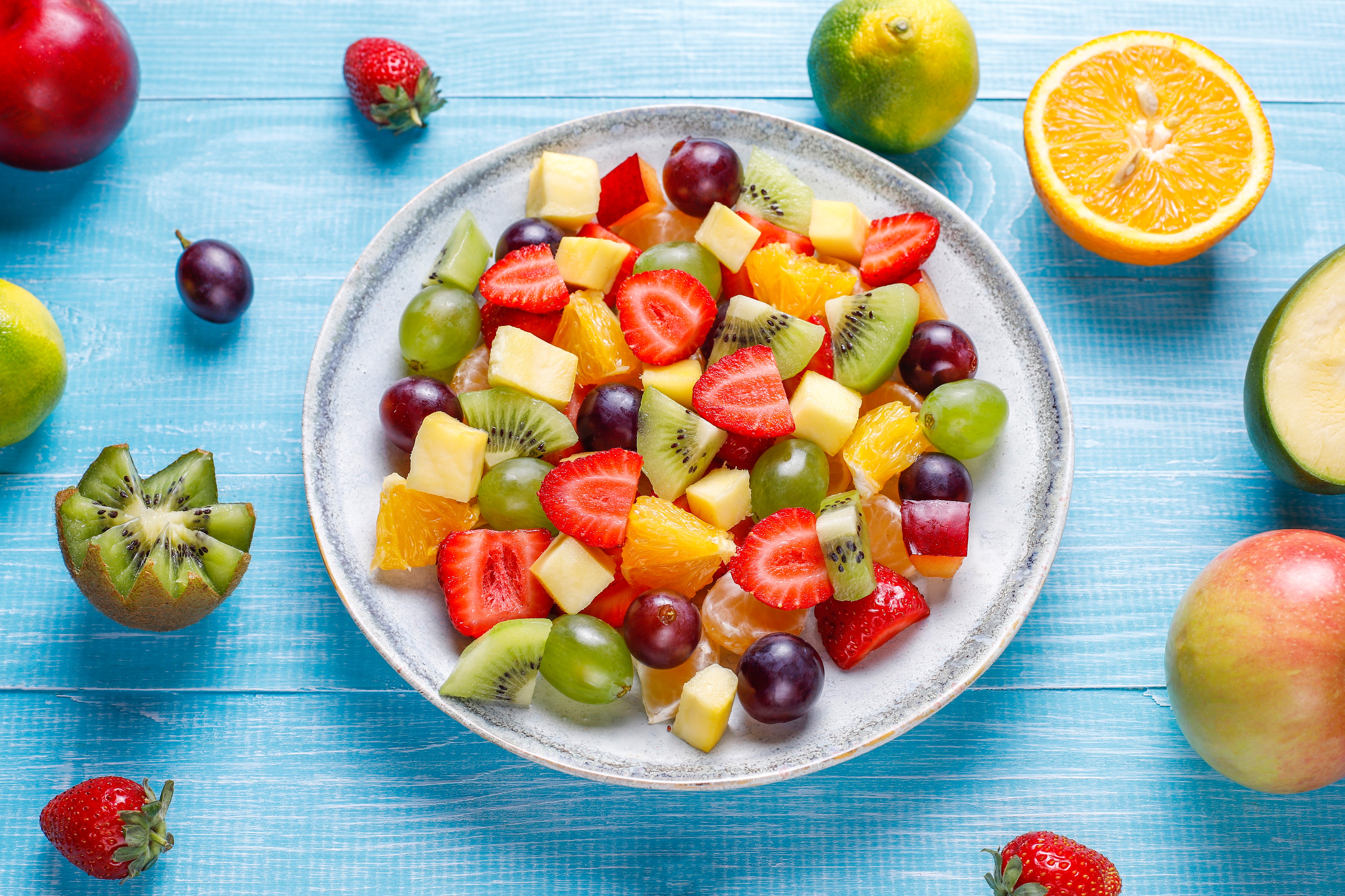Free download wallpaper Fruits, Food, Fruit, Salad on your PC desktop