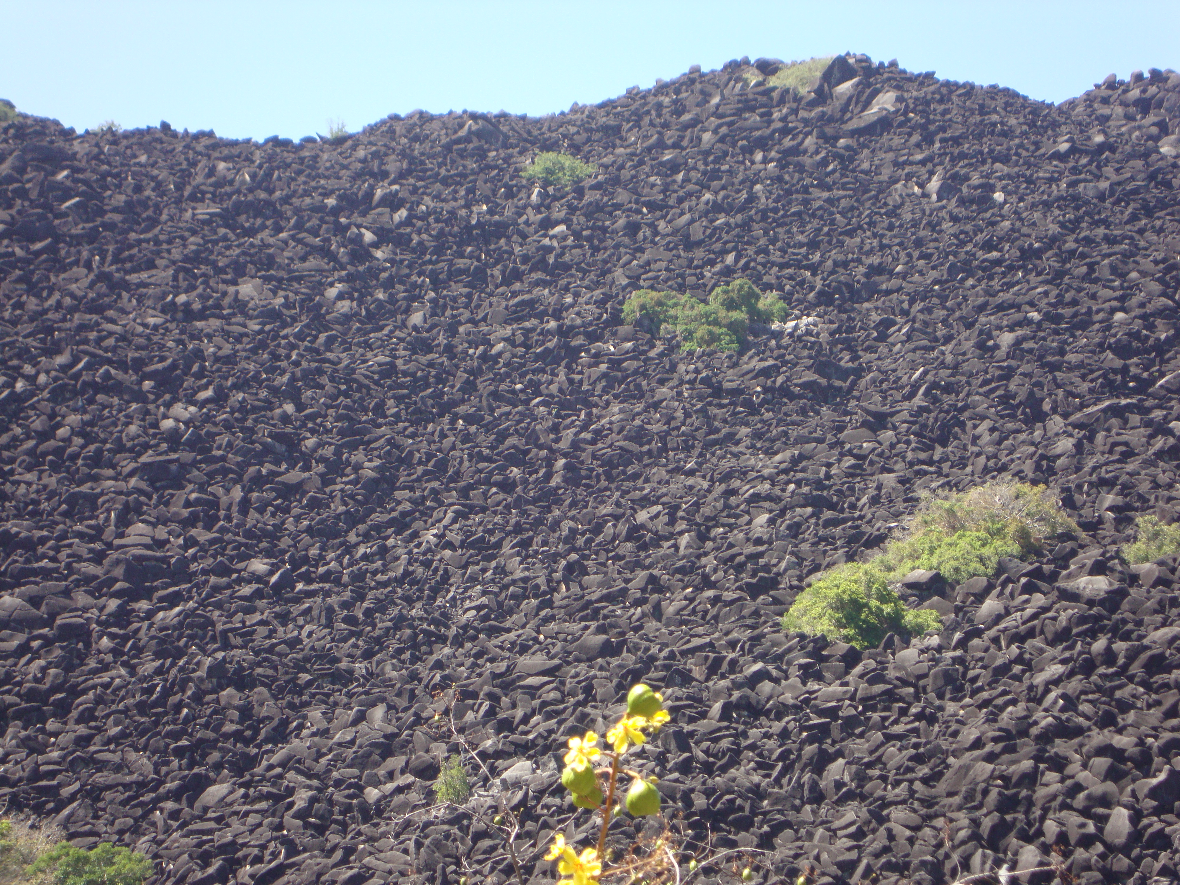 earth, black mountain