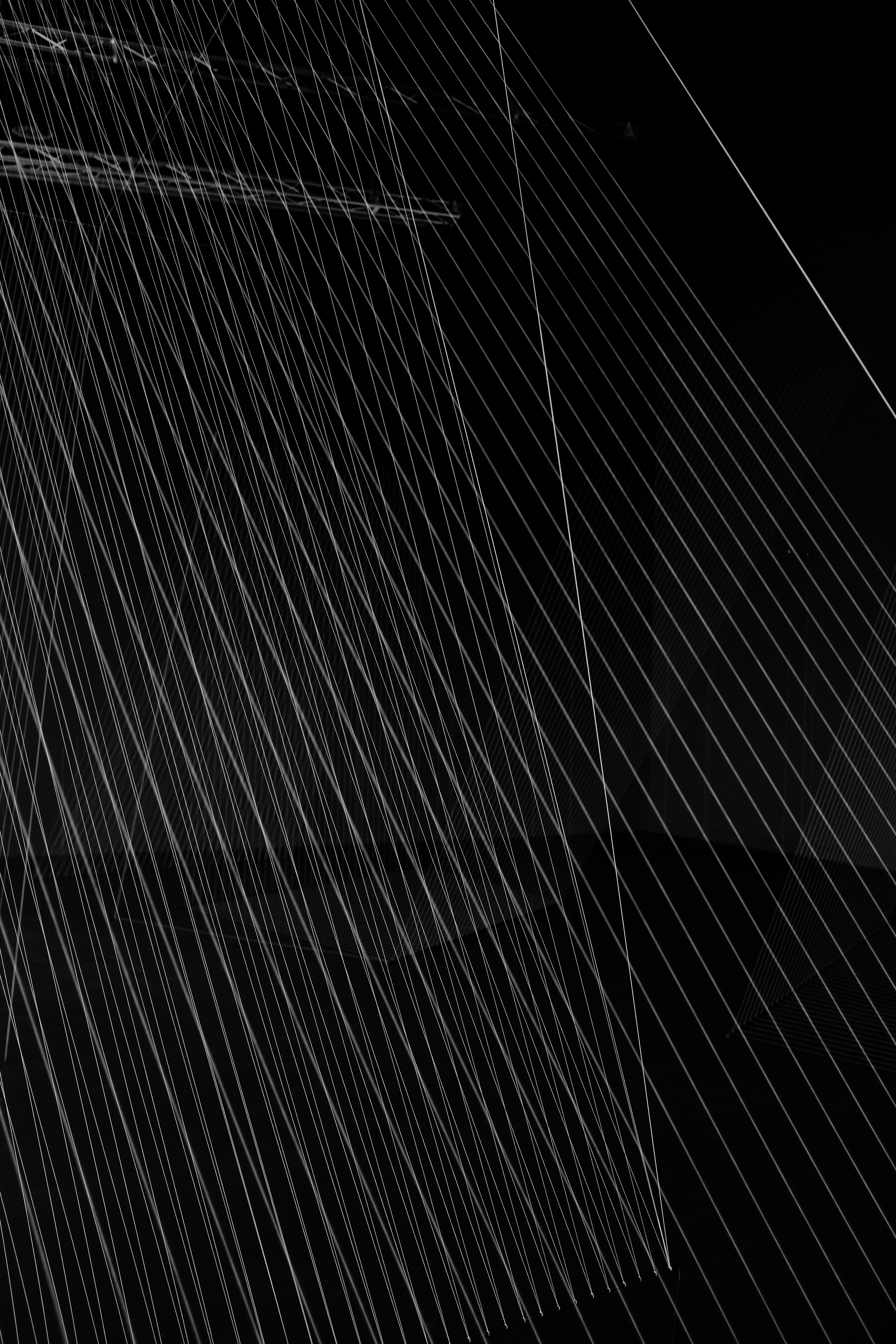Download mobile wallpaper Chb, Intersection, Bw, Crossing, Streaks, Stripes, Lines for free.