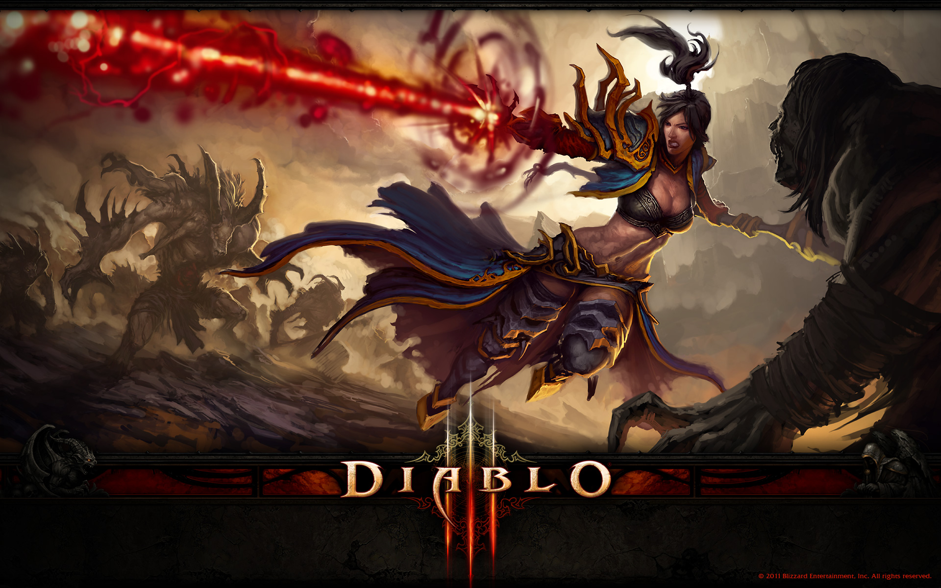 Скачать обои бесплатно Видеоигры, Диабло Iii, Диабло, Волшебник (Diablo Iii) картинка на рабочий стол ПК
