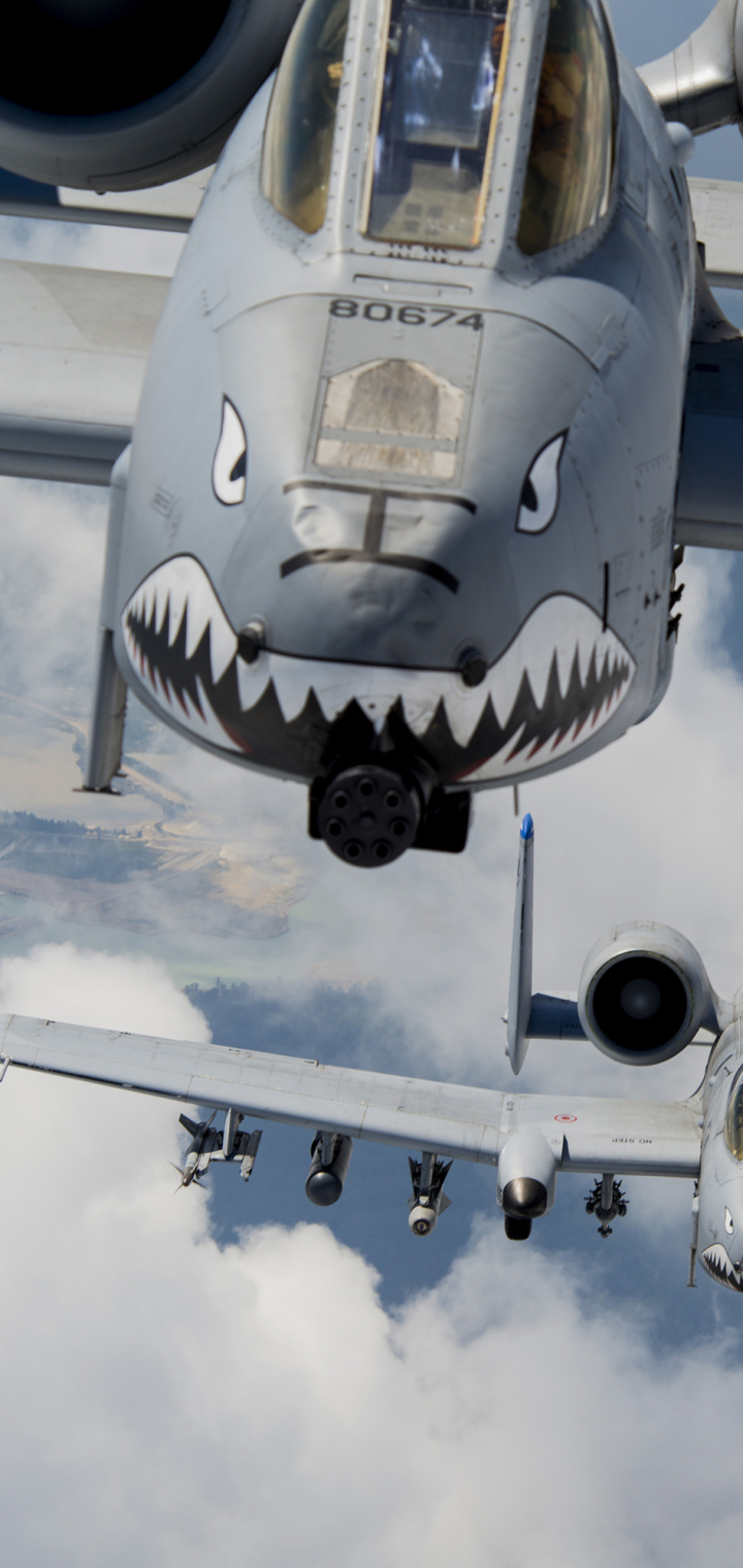 Download mobile wallpaper Military, Fairchild Republic A 10 Thunderbolt Ii, Jet Fighters for free.