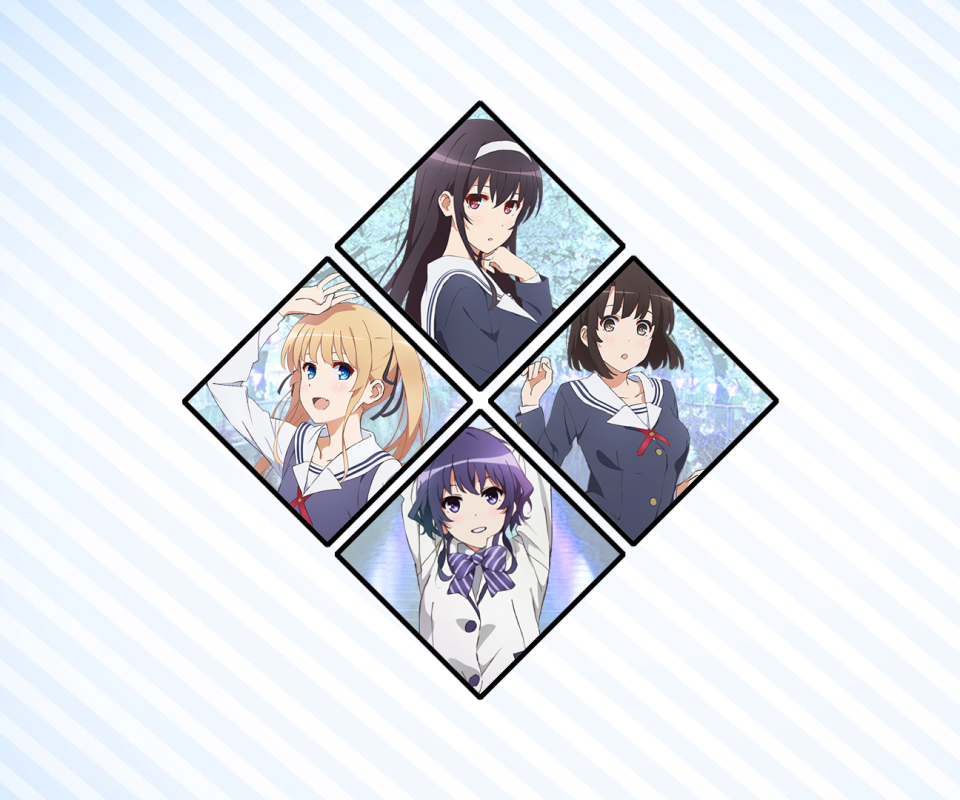 Baixar papel de parede para celular de Anime, Saenai Hiroin No Sodatekata, Megumi Katō, Eriri Spencer Sawamura, Michiru Hyodo, Utaha Kasumigaoka gratuito.