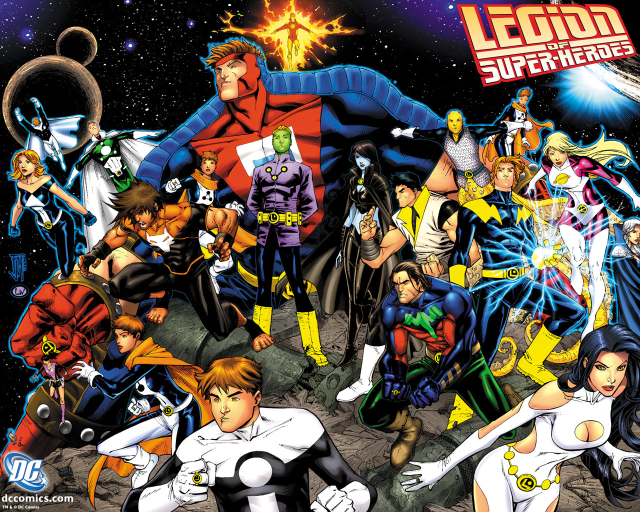 Laden Sie Legion Of Super Heroes HD-Desktop-Hintergründe herunter