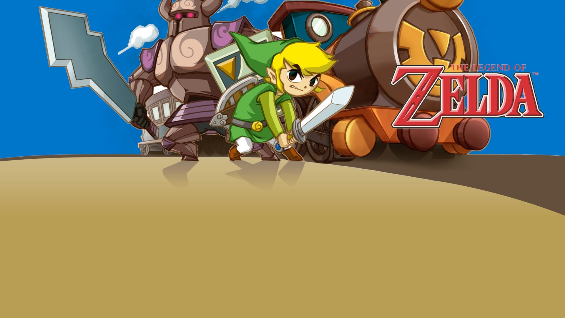 Laden Sie Die Legende Von Zelda: Geisterspuren HD-Desktop-Hintergründe herunter