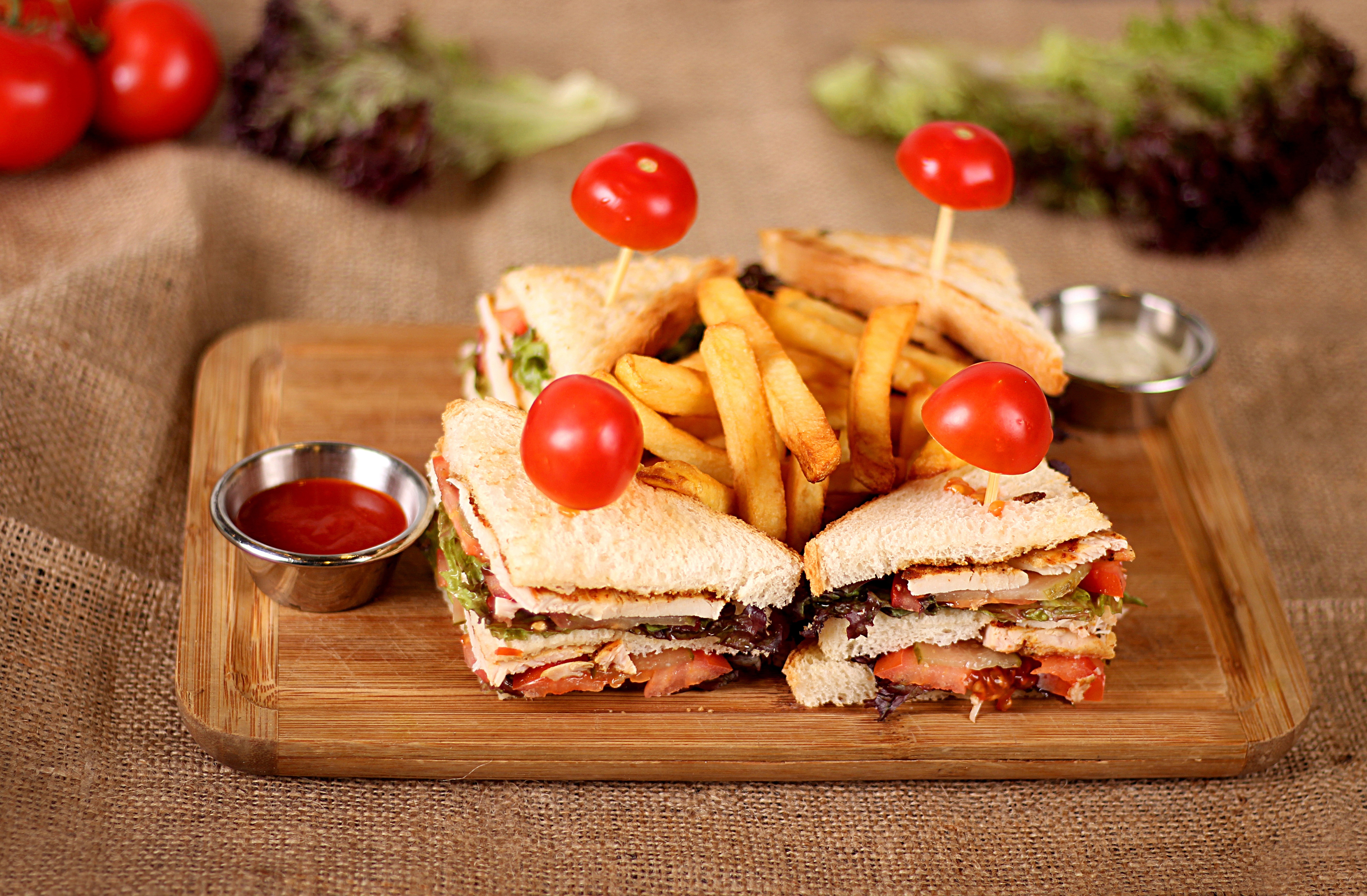 Free download wallpaper Food, Still Life, French Fries, Sandwich on your PC desktop