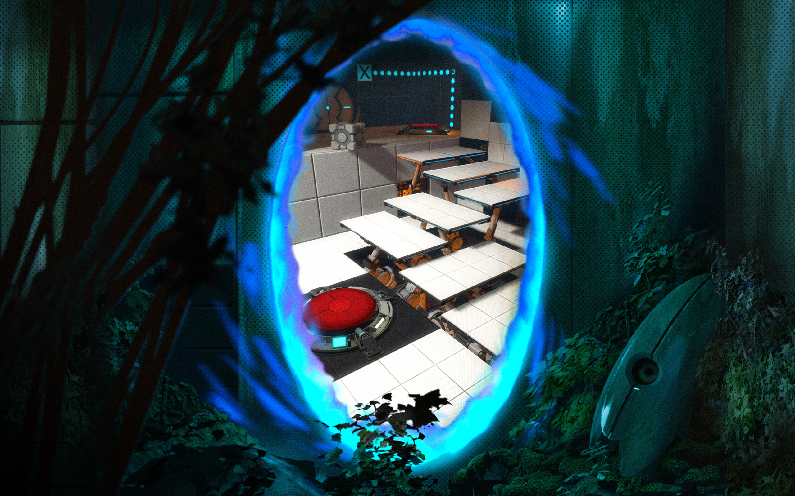 portal 2, video game, portal