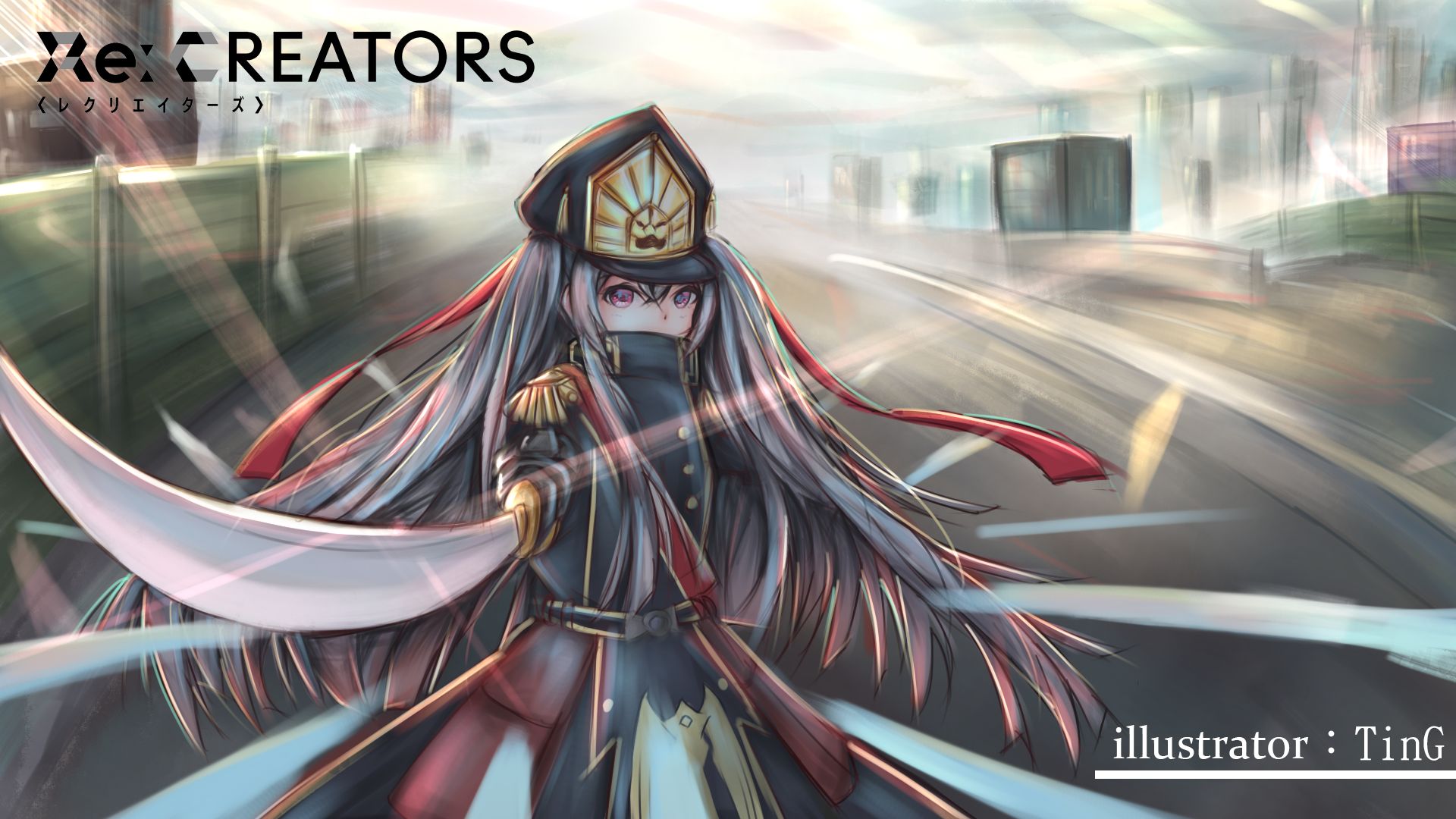 Laden Sie das Animes, Re: Creators, Gunpuku No Himegimi-Bild kostenlos auf Ihren PC-Desktop herunter