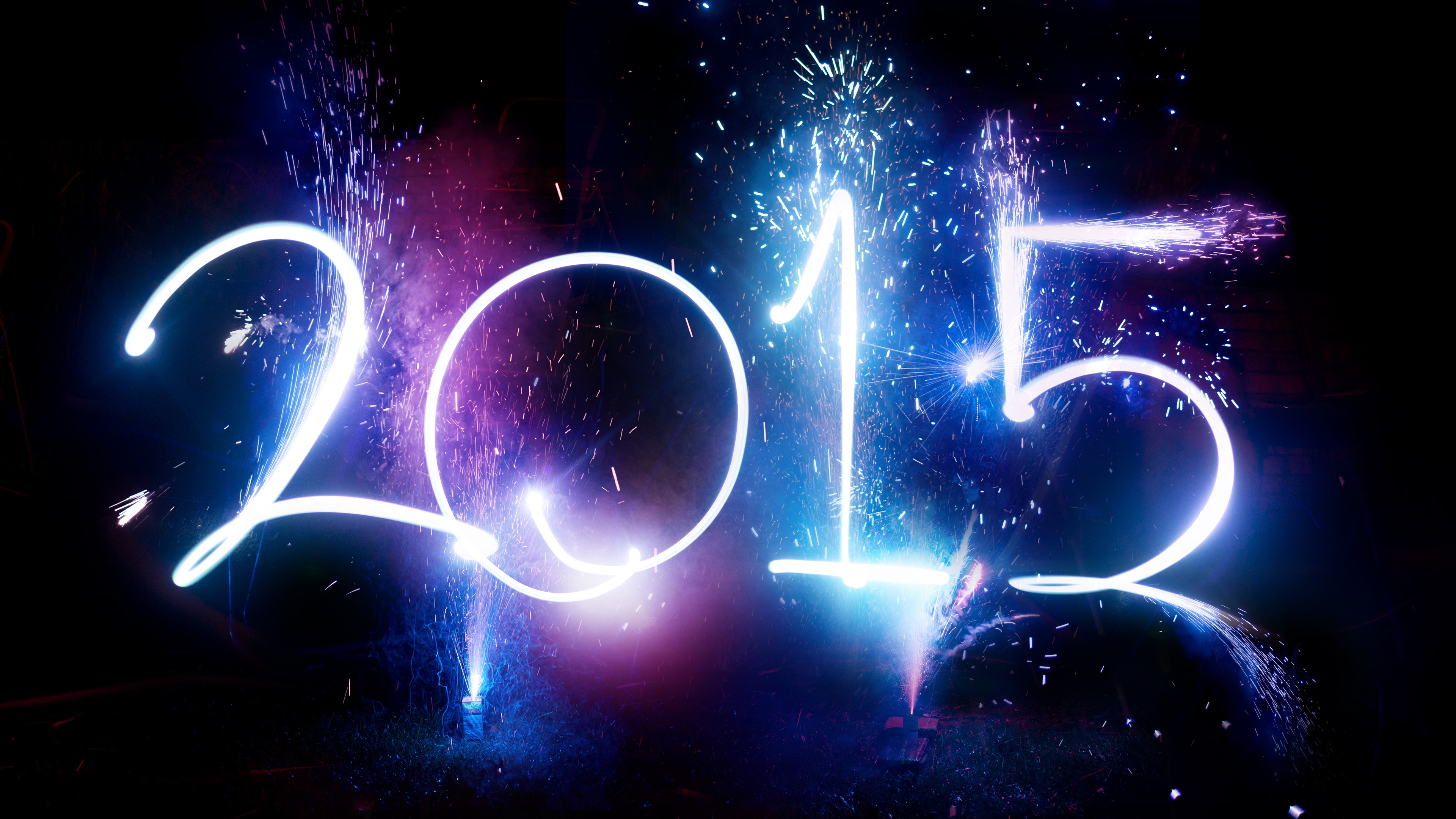 Handy-Wallpaper Feiertage, Neujahr 2015 kostenlos herunterladen.