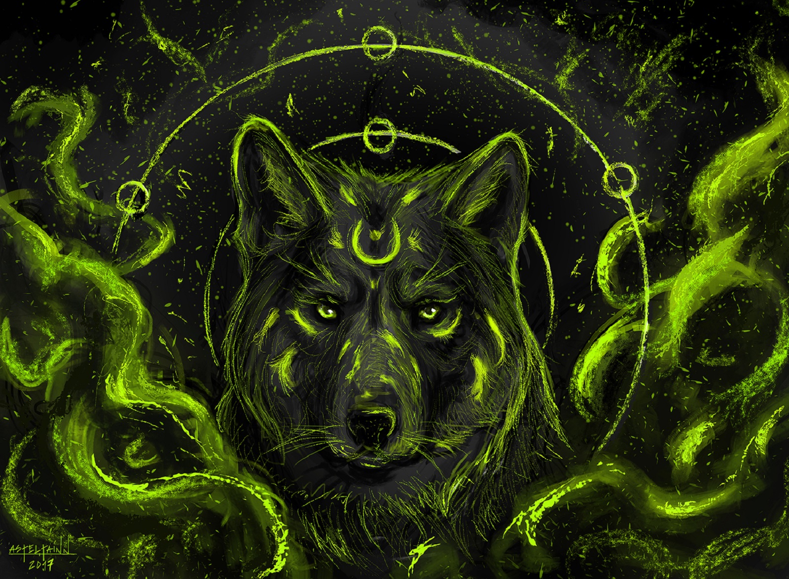 Free download wallpaper Fantasy, Wolf, Fantasy Animals on your PC desktop