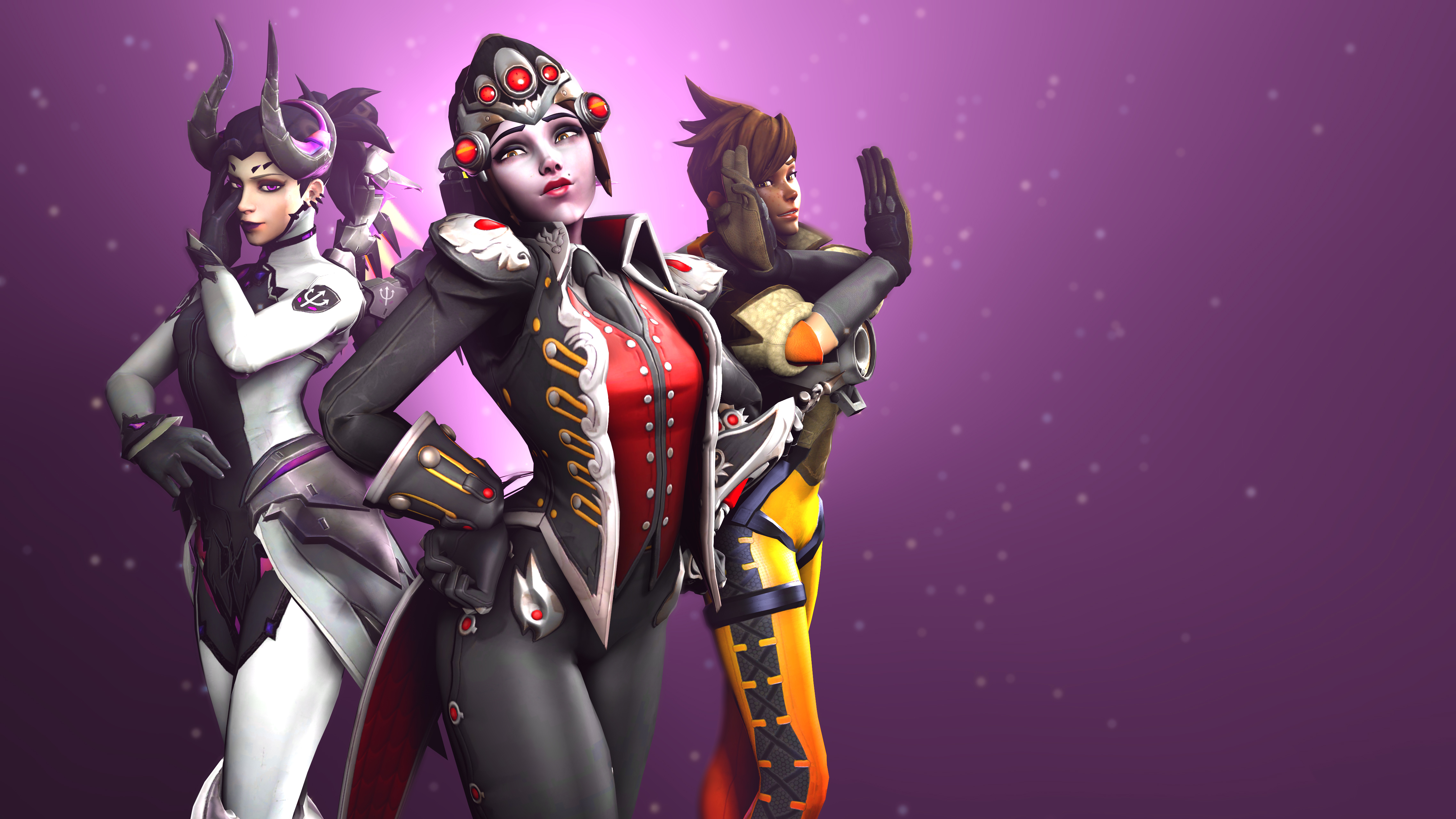 Free download wallpaper Overwatch, Video Game, Tracer (Overwatch), Widowmaker (Overwatch) on your PC desktop