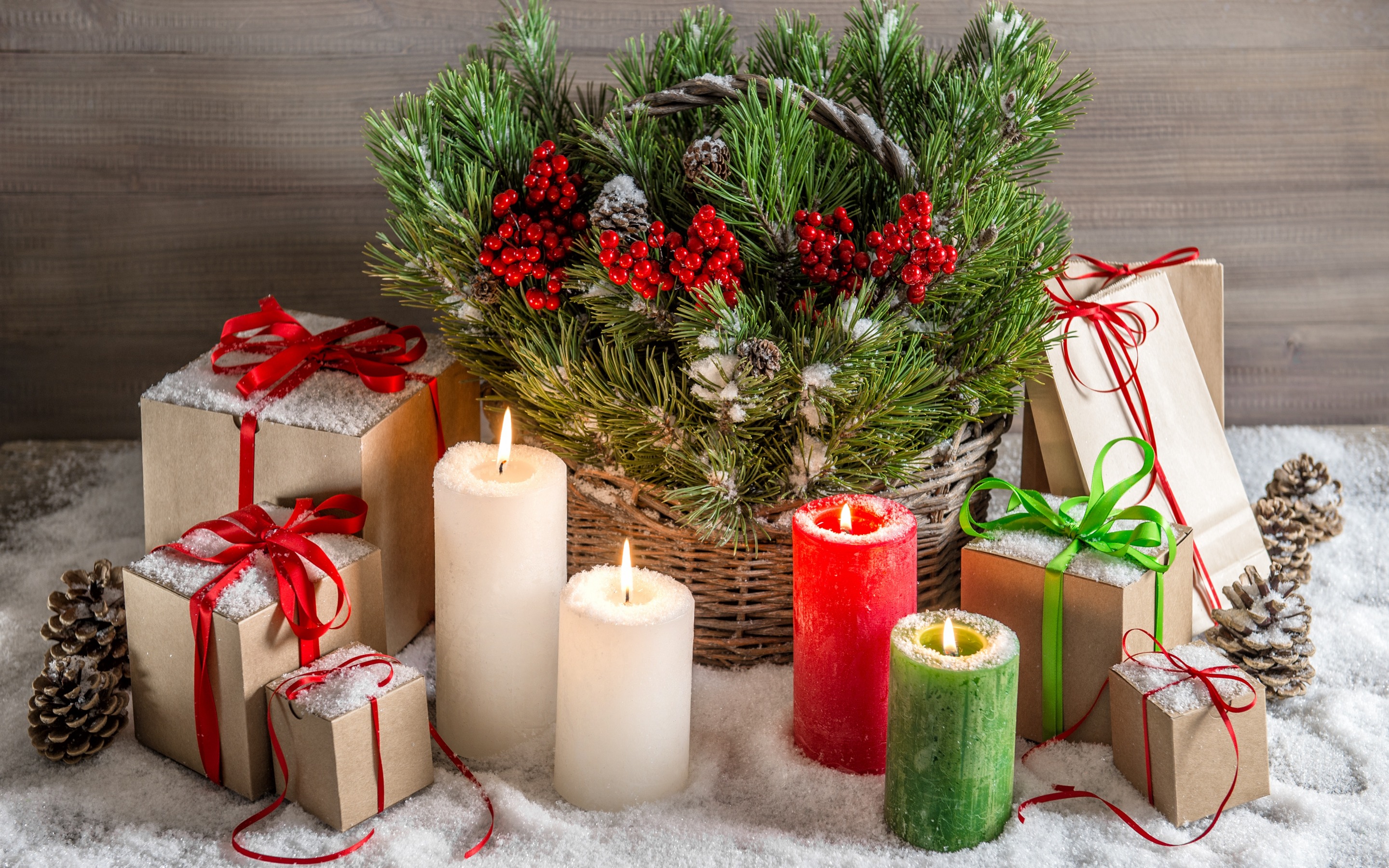 Laden Sie das Feiertage, Dekoration, Weihnachten, Kerze-Bild kostenlos auf Ihren PC-Desktop herunter