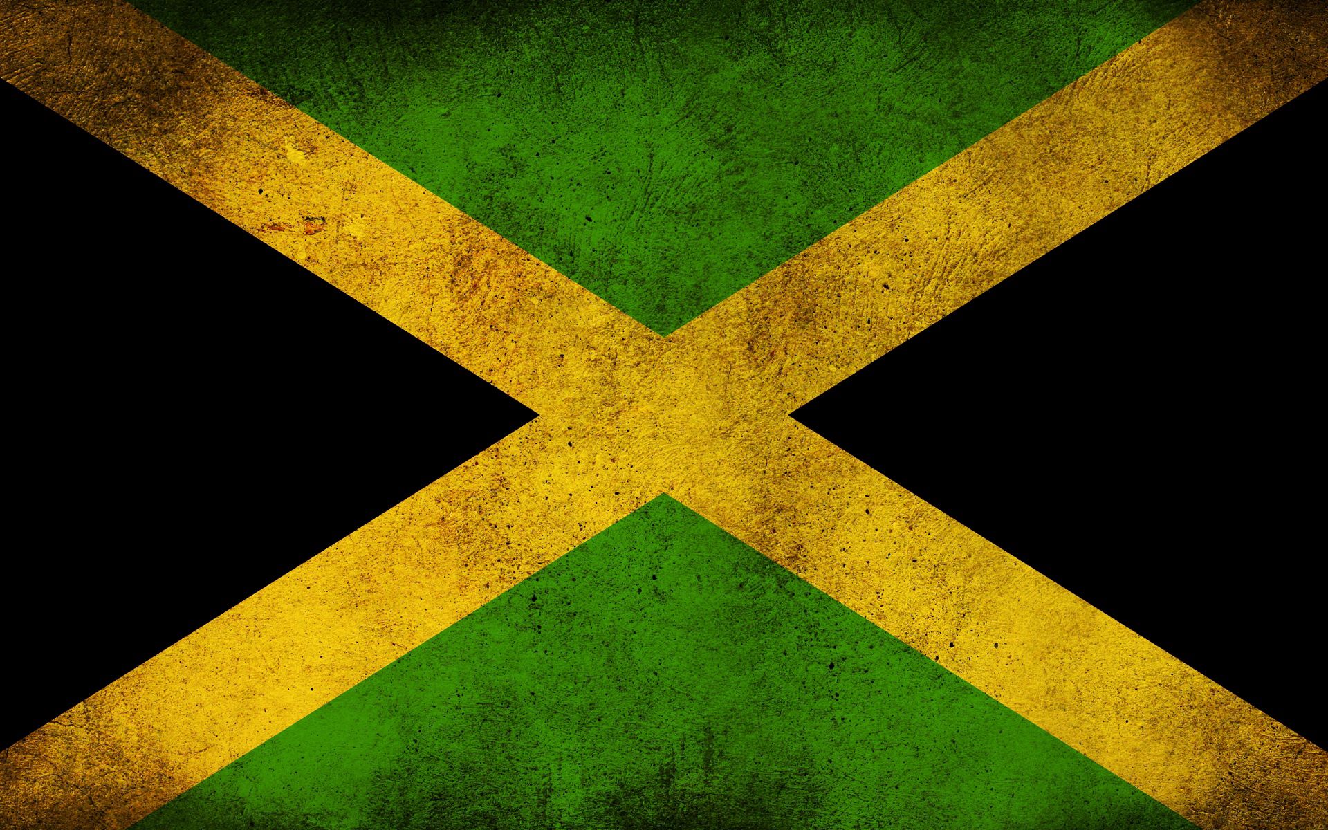 123736 télécharger le fond d'écran jamaïque, texture, textures, boue, saleté, drapeau, symbolisme - économiseurs d'écran et images gratuitement