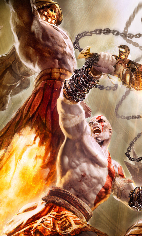 無料モバイル壁紙テレビゲーム, ゴッド・オブ・ウォー, 戦争の神: オリンポスの鎖をダウンロードします。