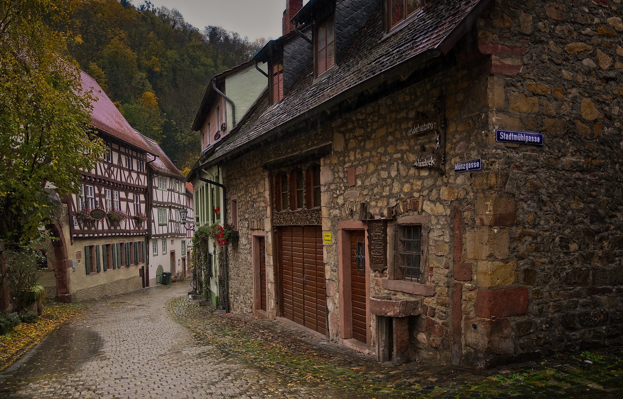 Download mobile wallpaper Street, Germany, Man Made, Weinheim for free.