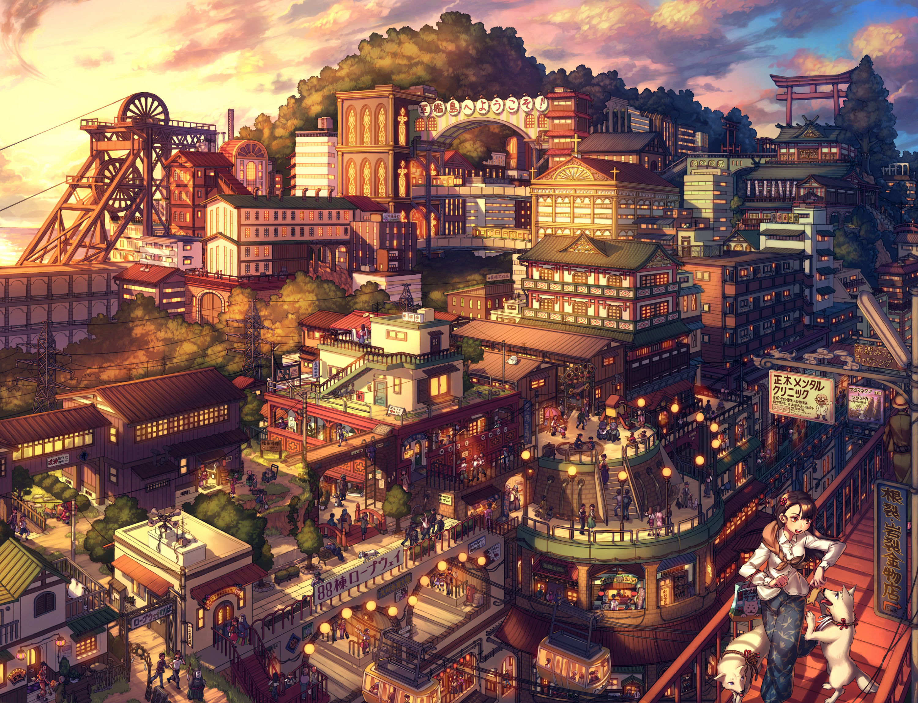 Baixe gratuitamente a imagem Anime, Cidade na área de trabalho do seu PC