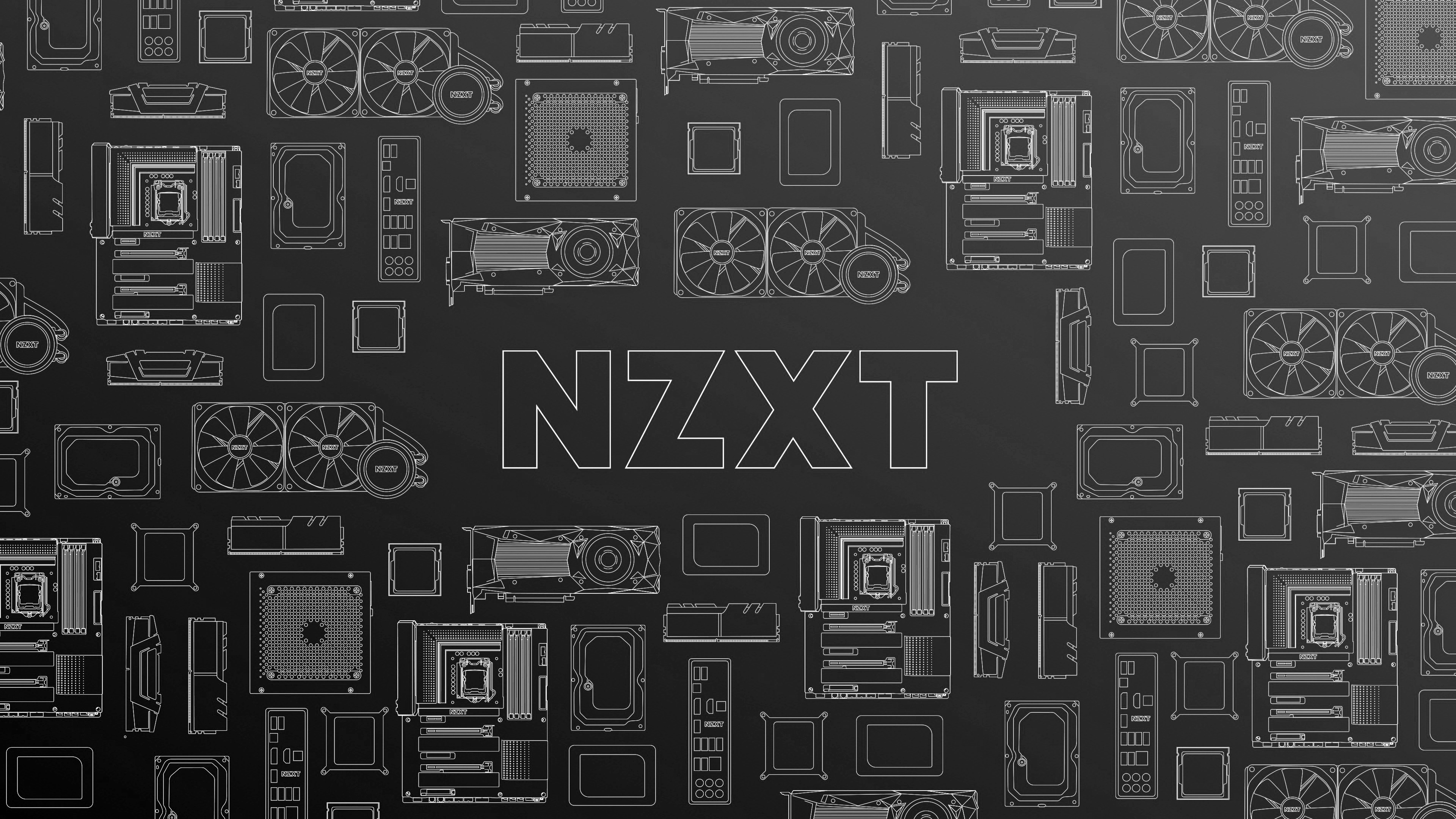 Популярні заставки і фони Nzxt на комп'ютер