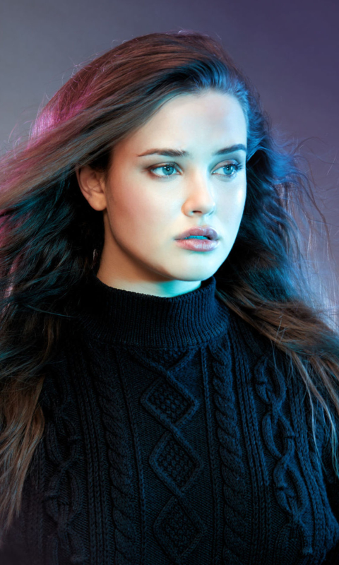 Handy-Wallpaper Brünette, Blaue Augen, Berühmtheiten, Darstellerin, Australisch, Katherine Langford kostenlos herunterladen.