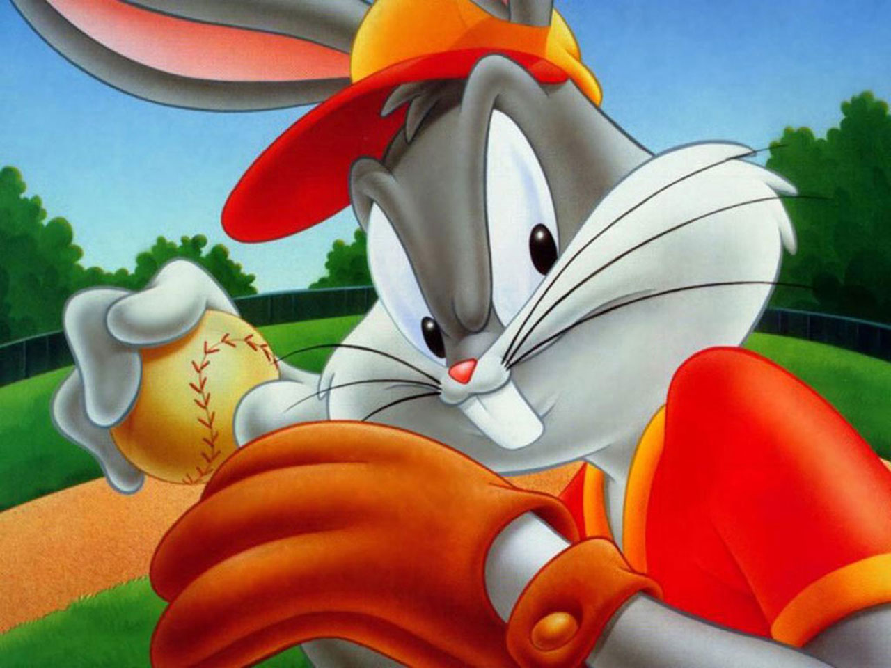 Handy-Wallpaper Baseball, Fernsehserien, Bugs Bunny, Looney Tunes kostenlos herunterladen.