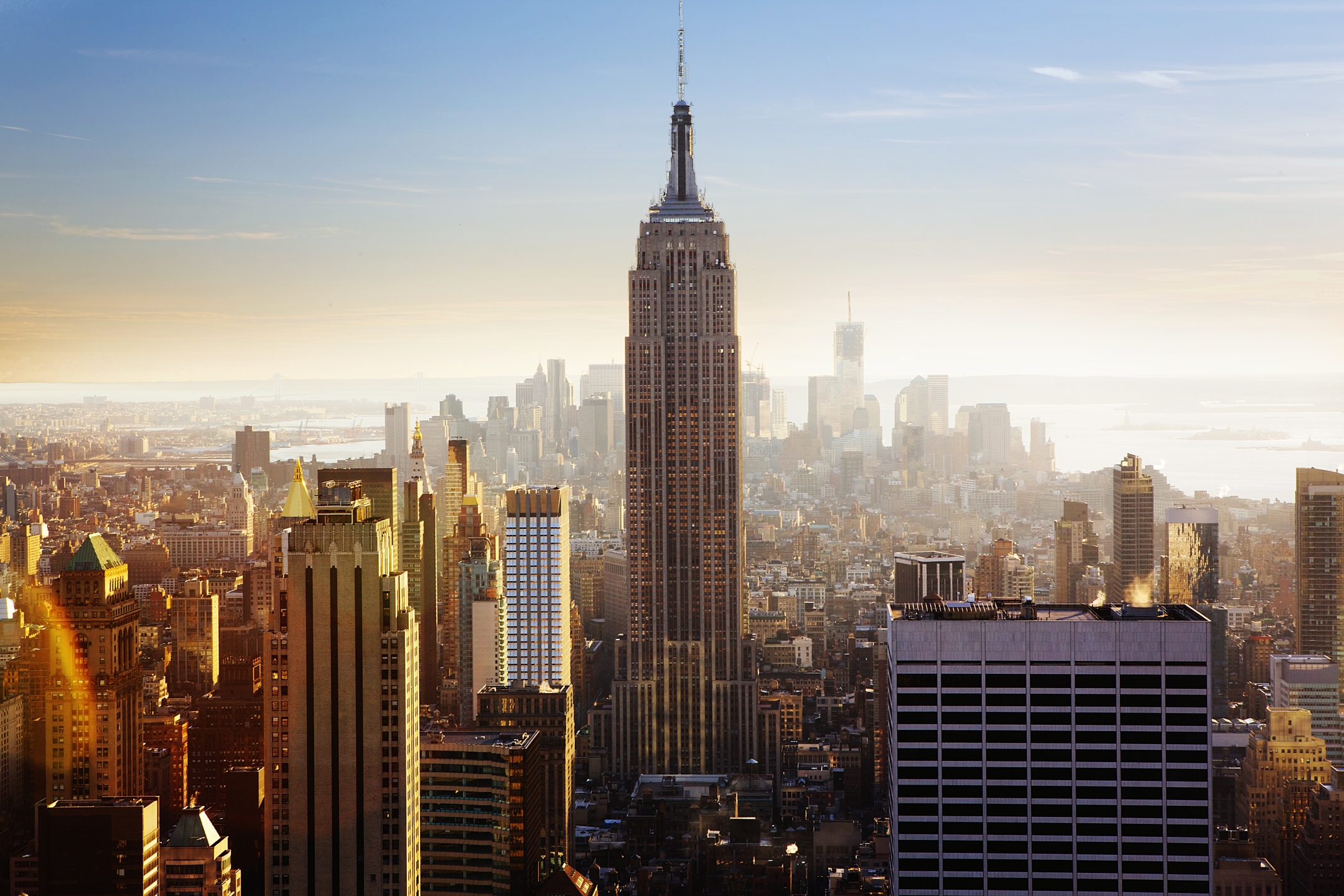 Скачать картинку Города, Город, Сша, Нью Йорк, Сделано Человеком, Манхэттен в телефон бесплатно.