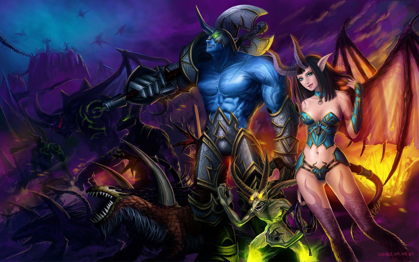 Скачати мобільні шпалери Warcraft, Відеогра, Світ Військового Мистецтва безкоштовно.