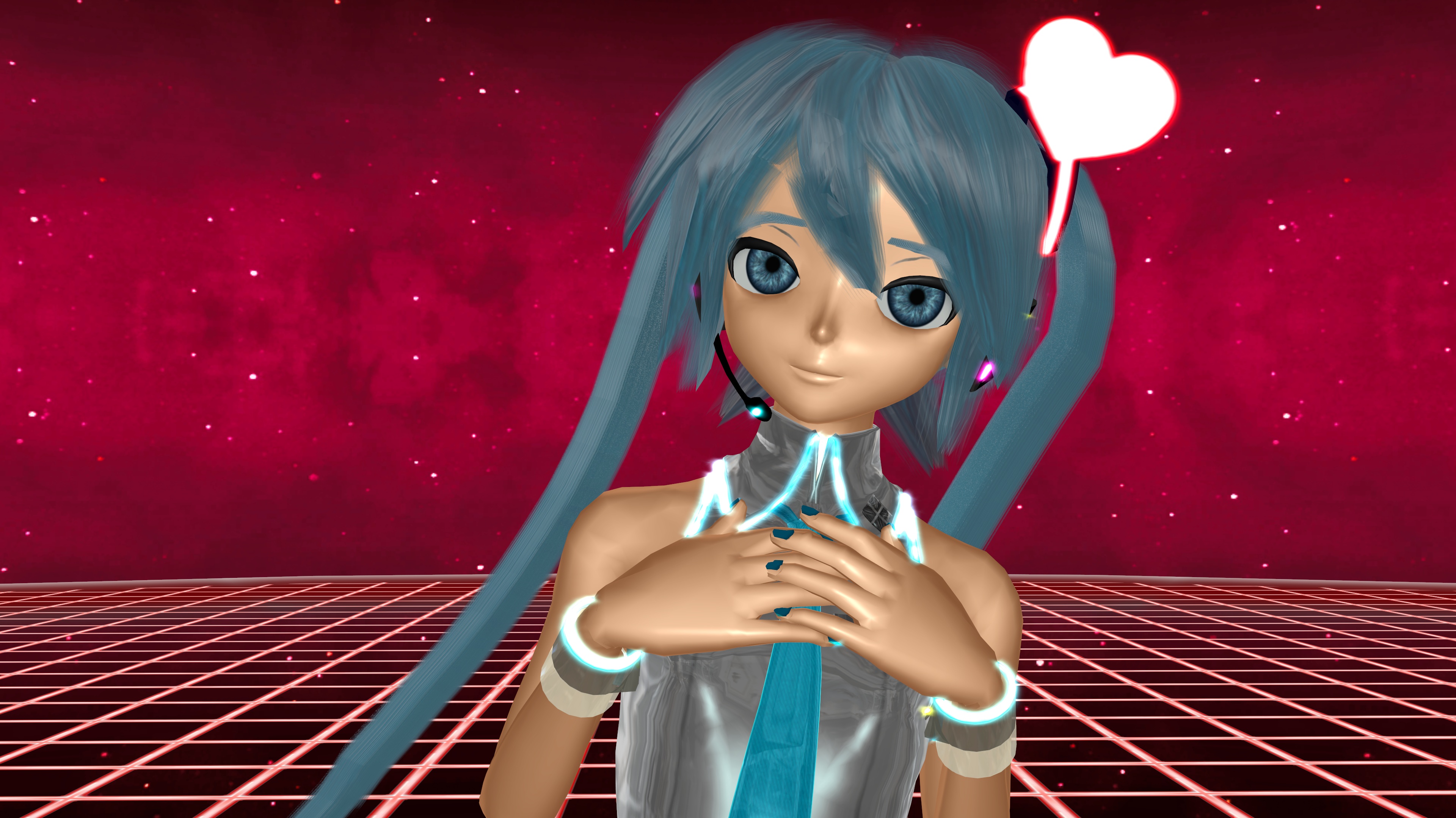 Téléchargez gratuitement l'image Amour, Vocaloïde, Yeux Bleus, Animé, Cheveux Bleus, Hatsune Miku sur le bureau de votre PC