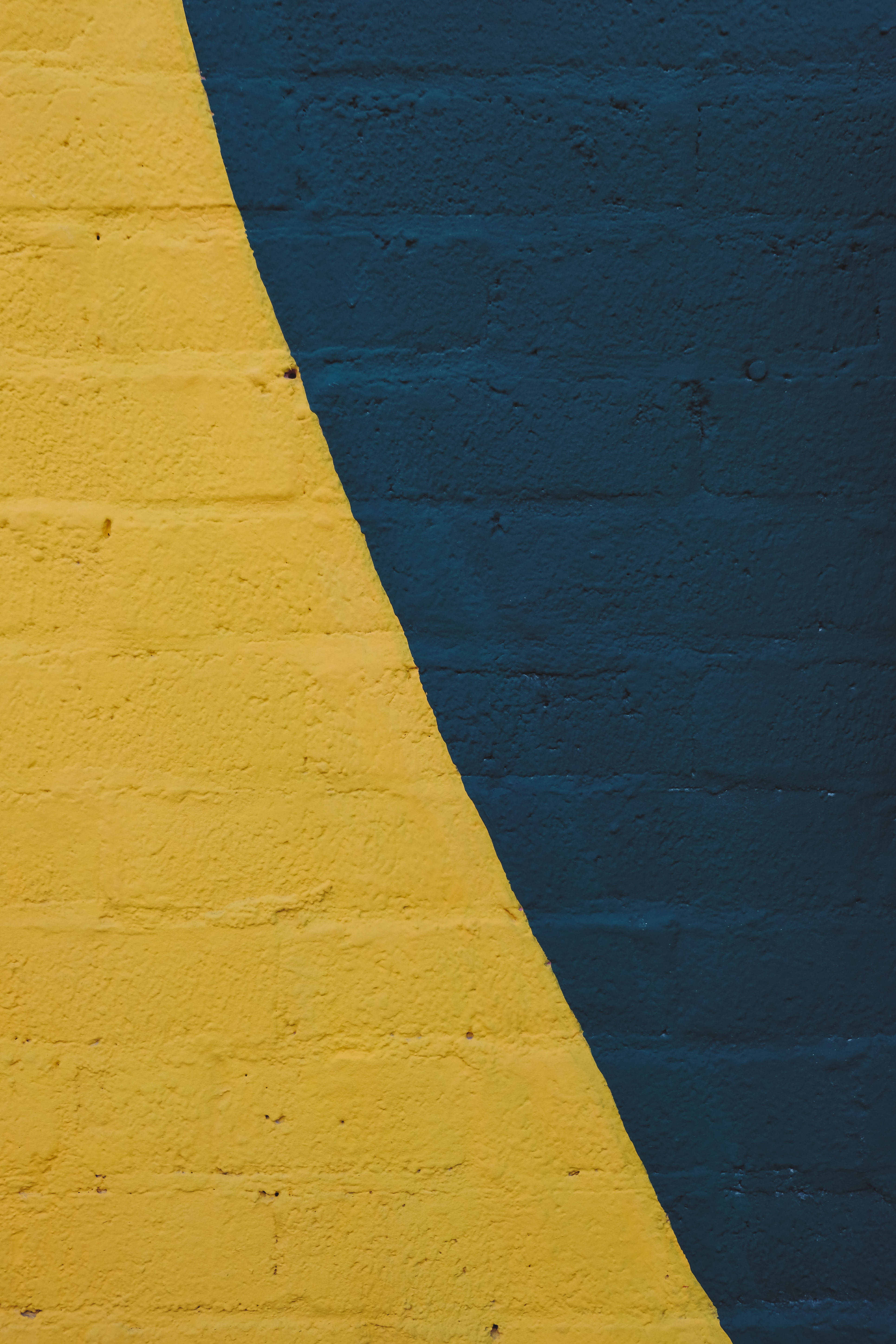 texture, yellow, paint, blue, textures, wall HD wallpaper