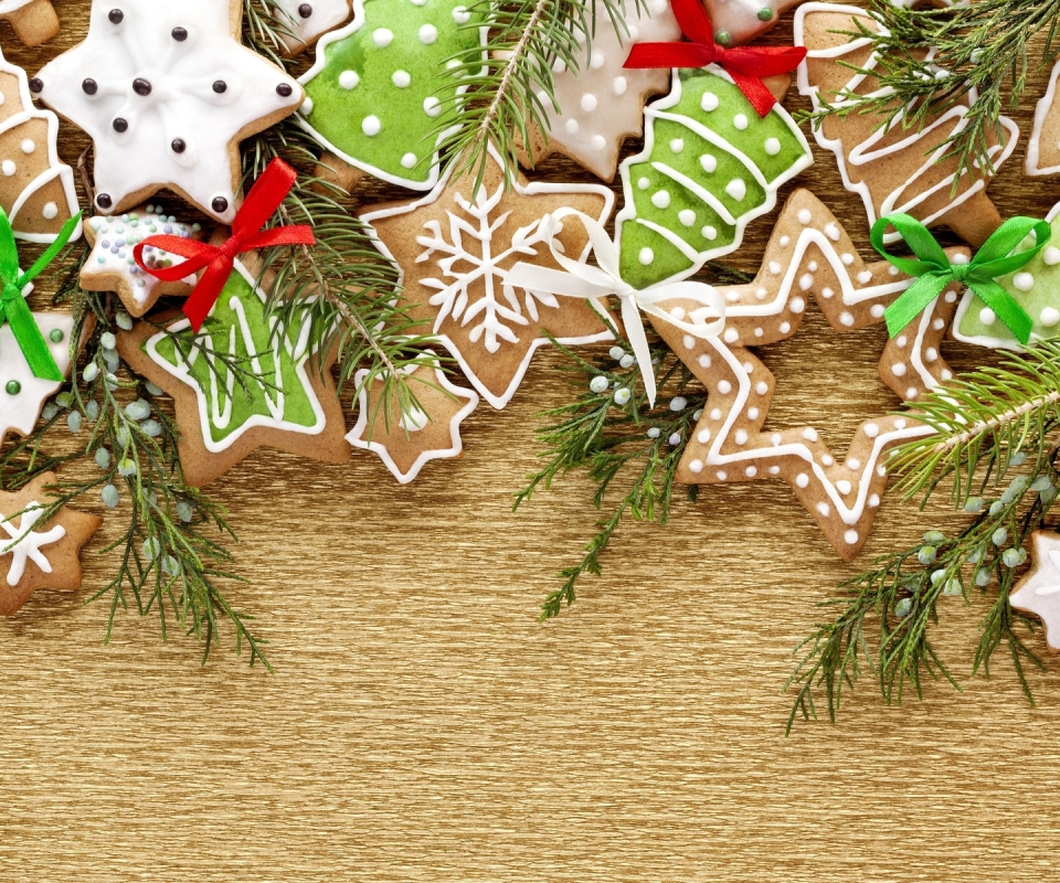 Téléchargez des papiers peints mobile Noël, Vacances, Biscuit, Pain D'épice gratuitement.
