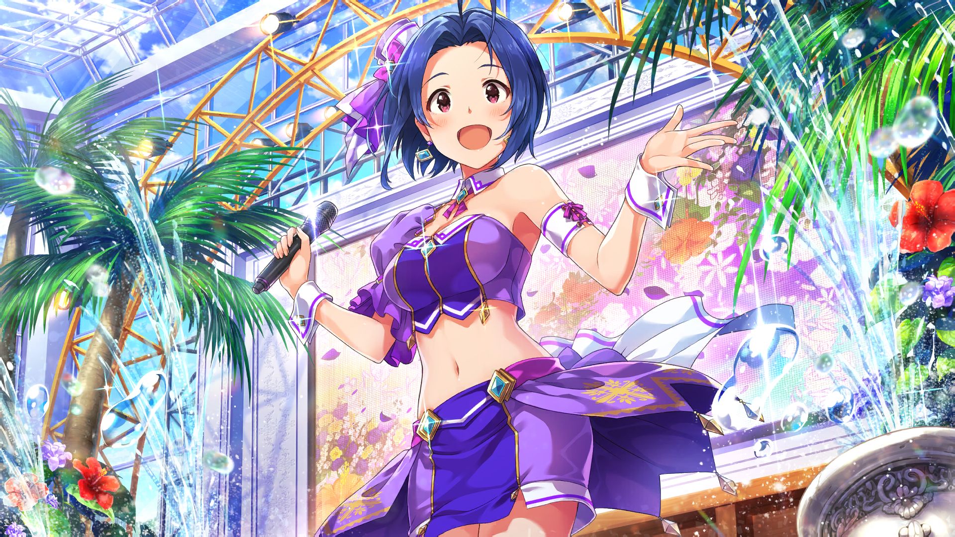 anime, the idolm@ster: million live!, azusa miura, the idolm@ster
