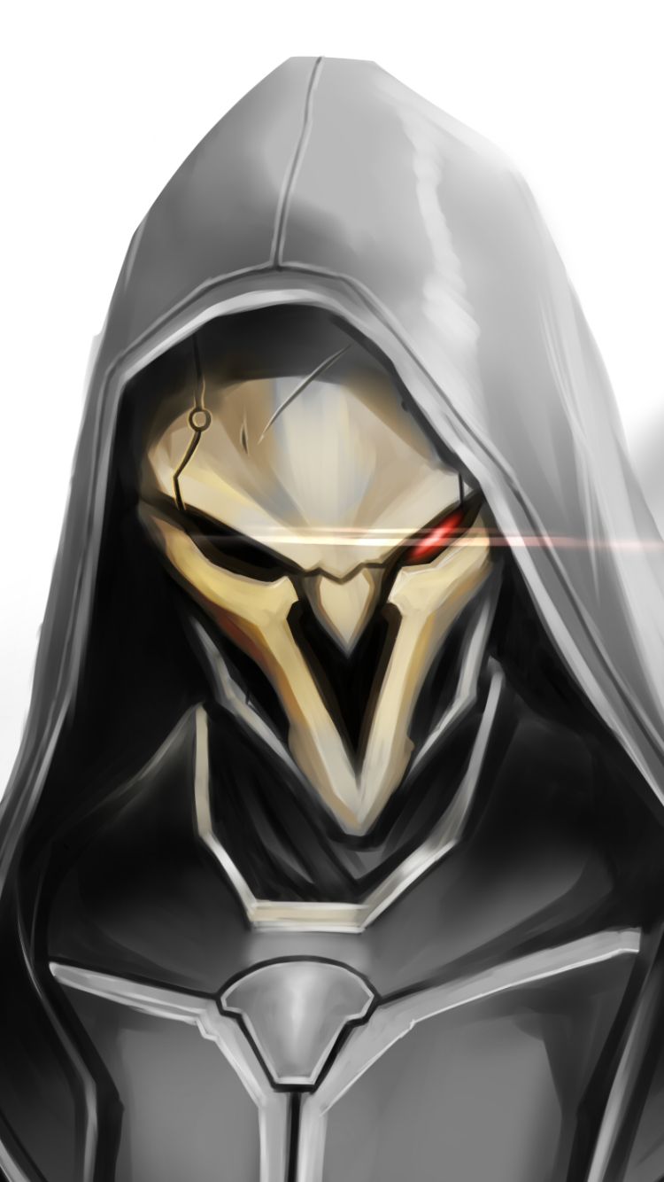 Download mobile wallpaper Logo, Overwatch, Video Game, Reaper (Overwatch) for free.