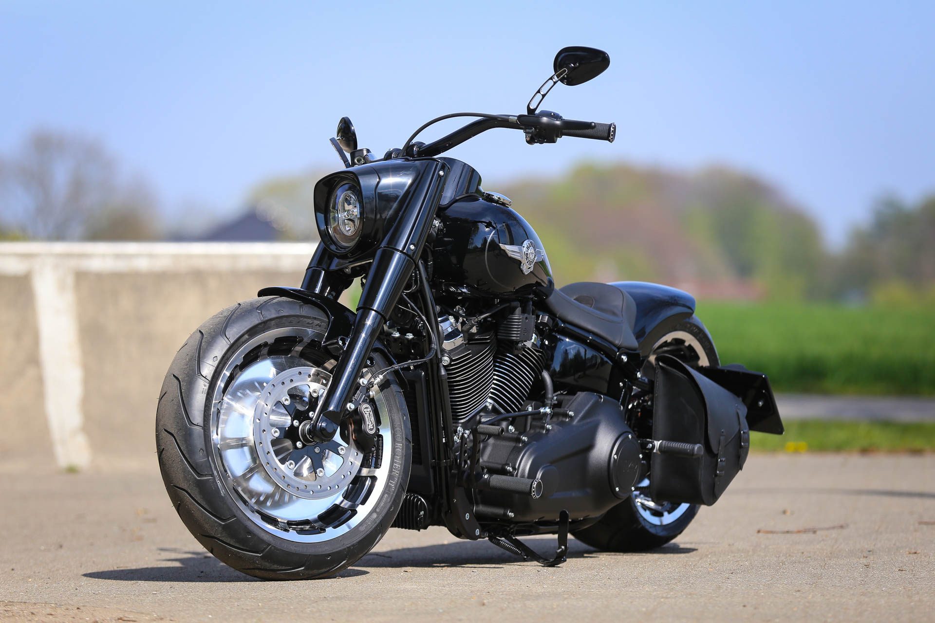 Descarga gratis la imagen Motocicletas, Harley Davidson, Vehículos, Motocicleta Custom, Aduanas De Thunderbike en el escritorio de tu PC
